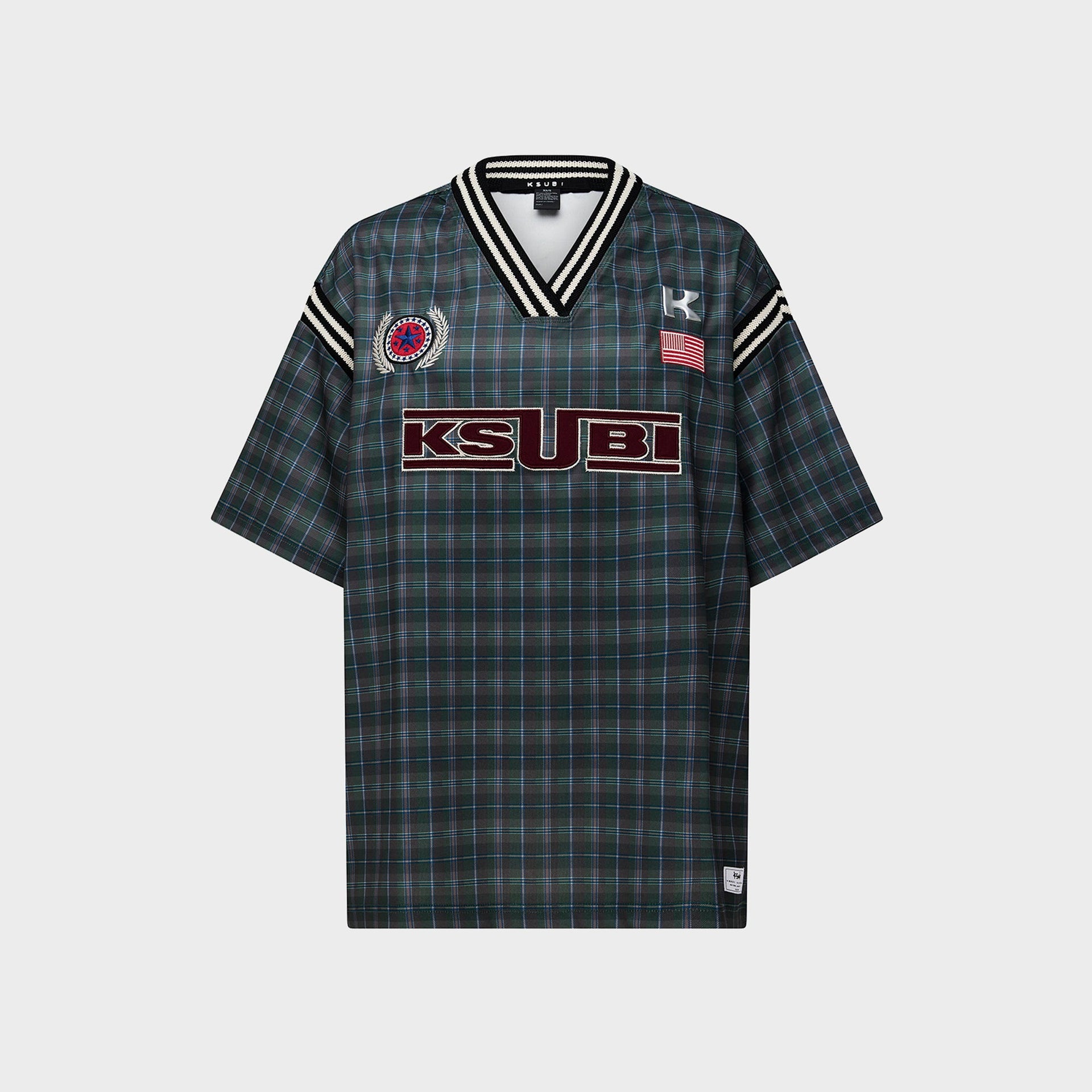 Ksubi Union Jersey - Hunter Plaid