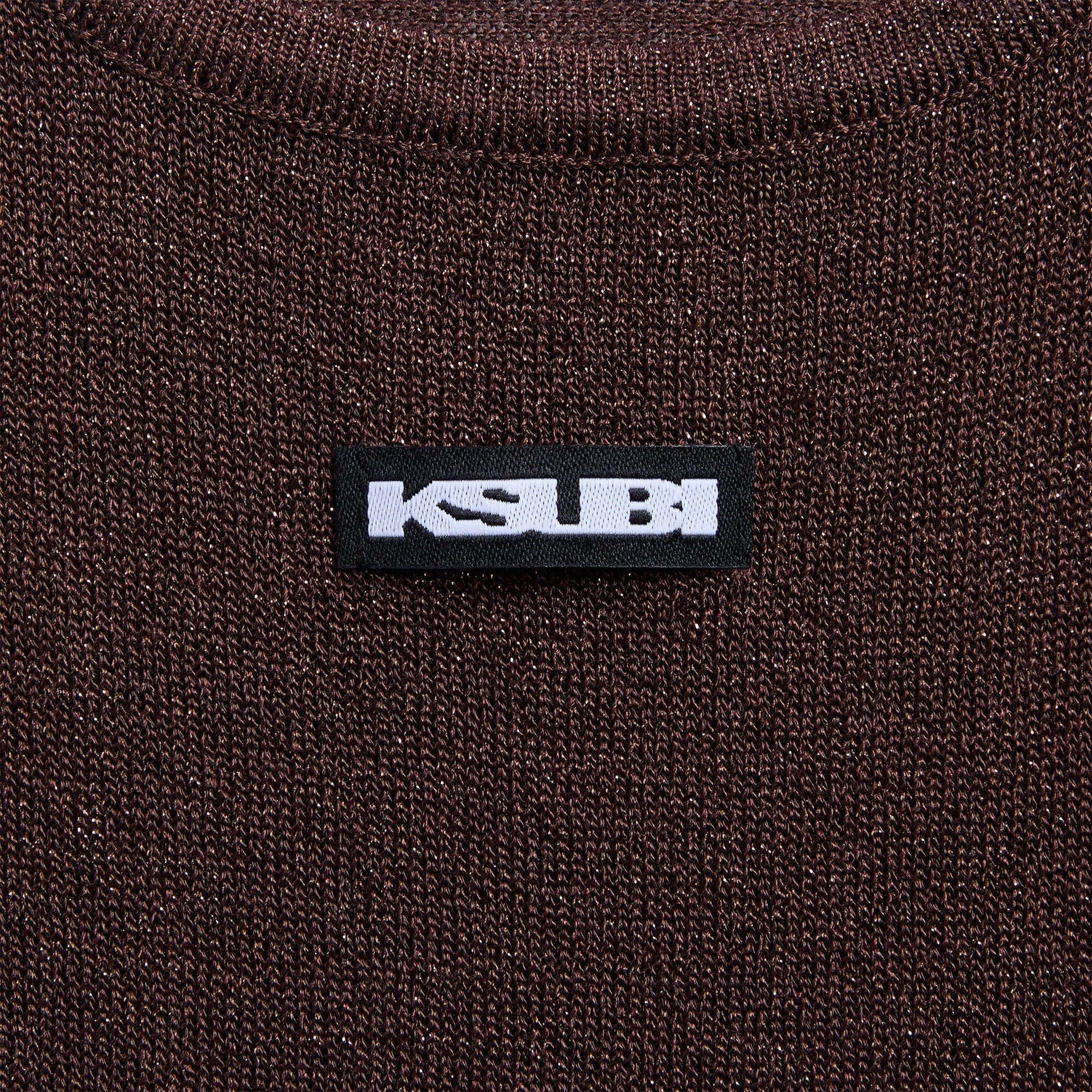 Ksubi Origin Knit Tank Top - Stone Lurex