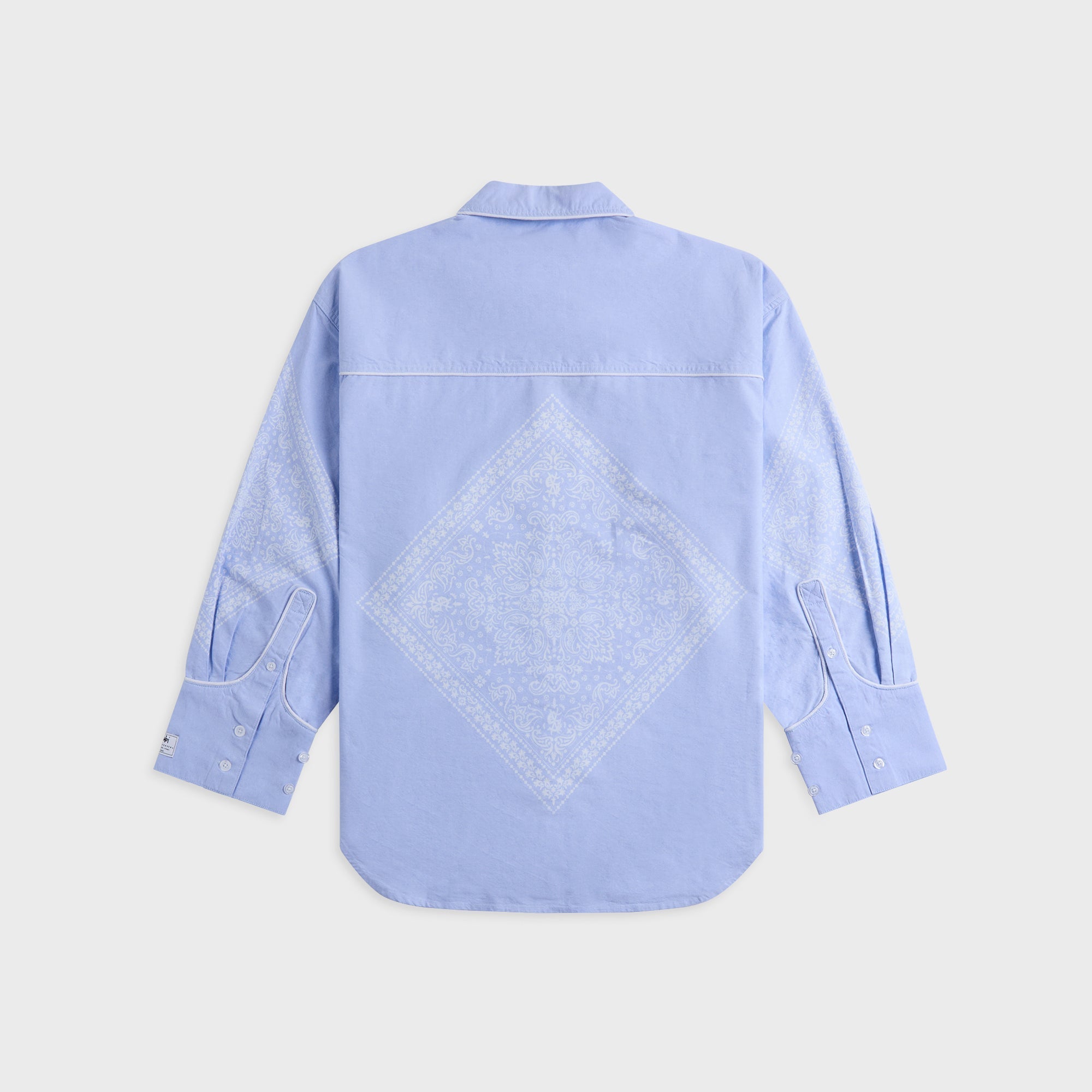 Ksubi Astra Long Sleeve Shirt - Bandana Blue – Kith