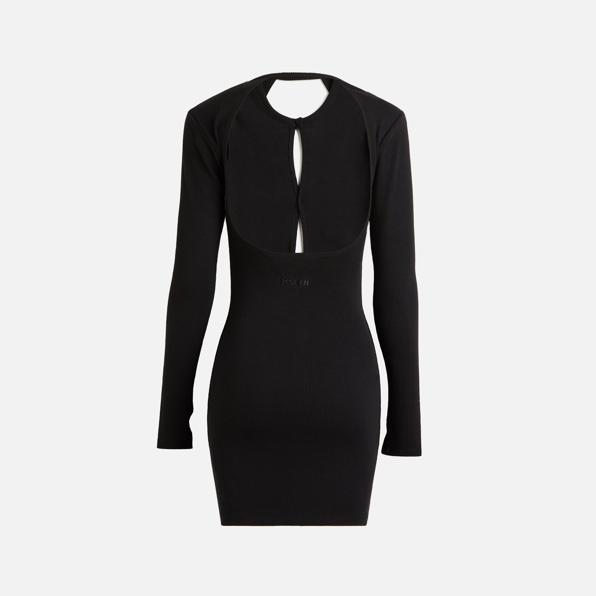 Ksubi Arise Long Sleeves Keyhole Dress - Black