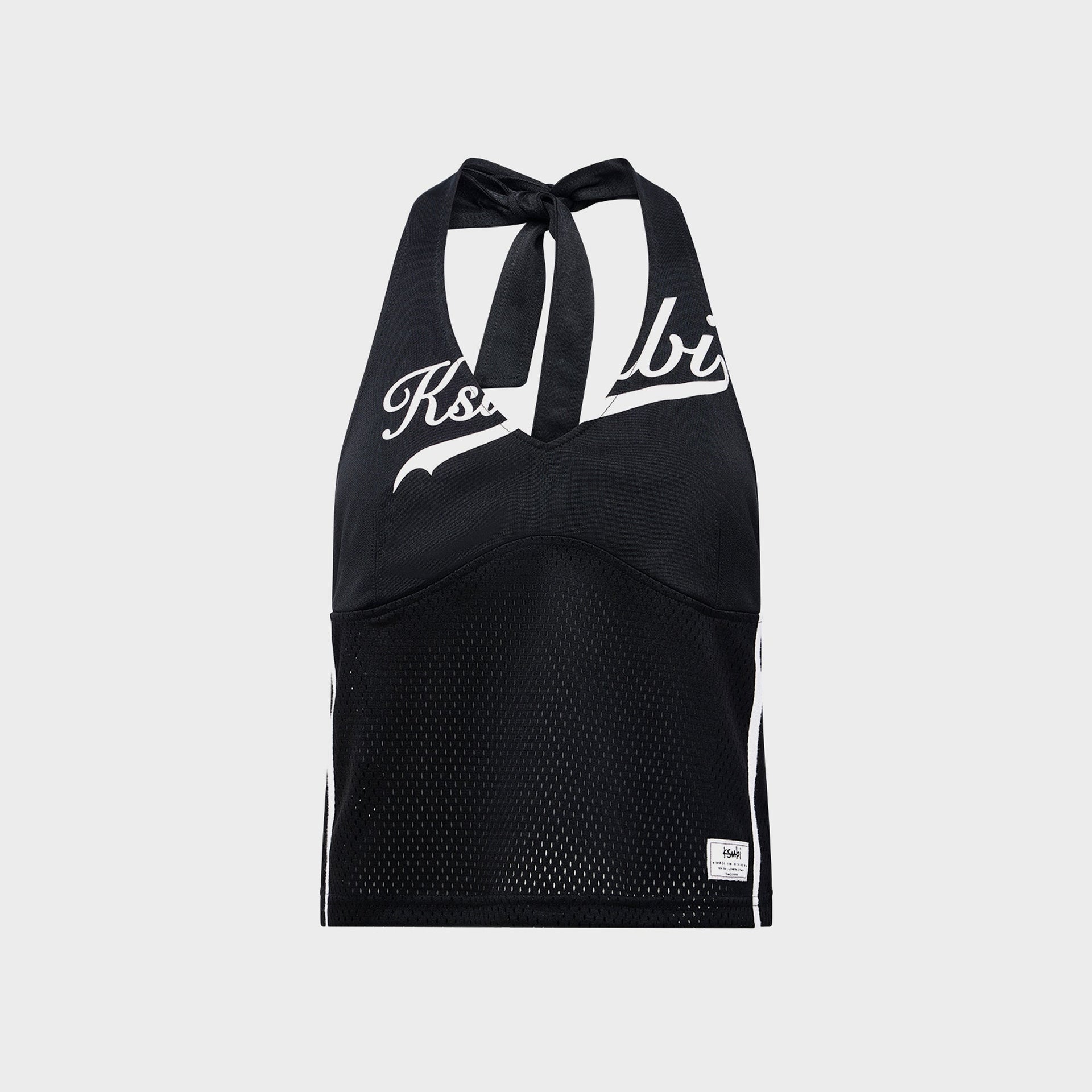 Ksubi Playoff Halter Jersey Top - Black