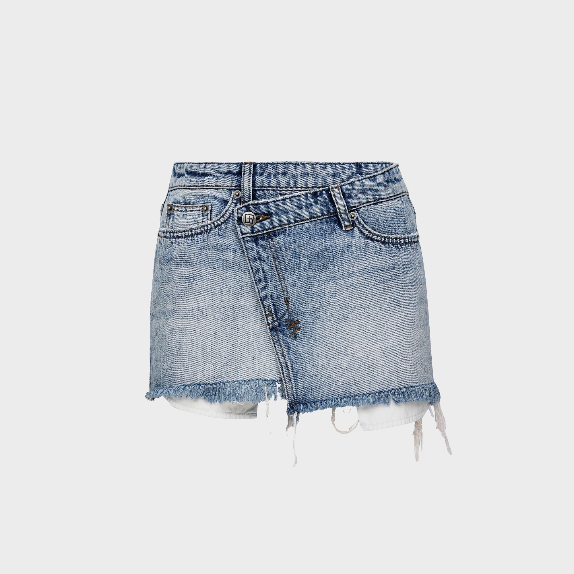 Ksubi Micro Mini Rap Skirt - Vapour – Kith