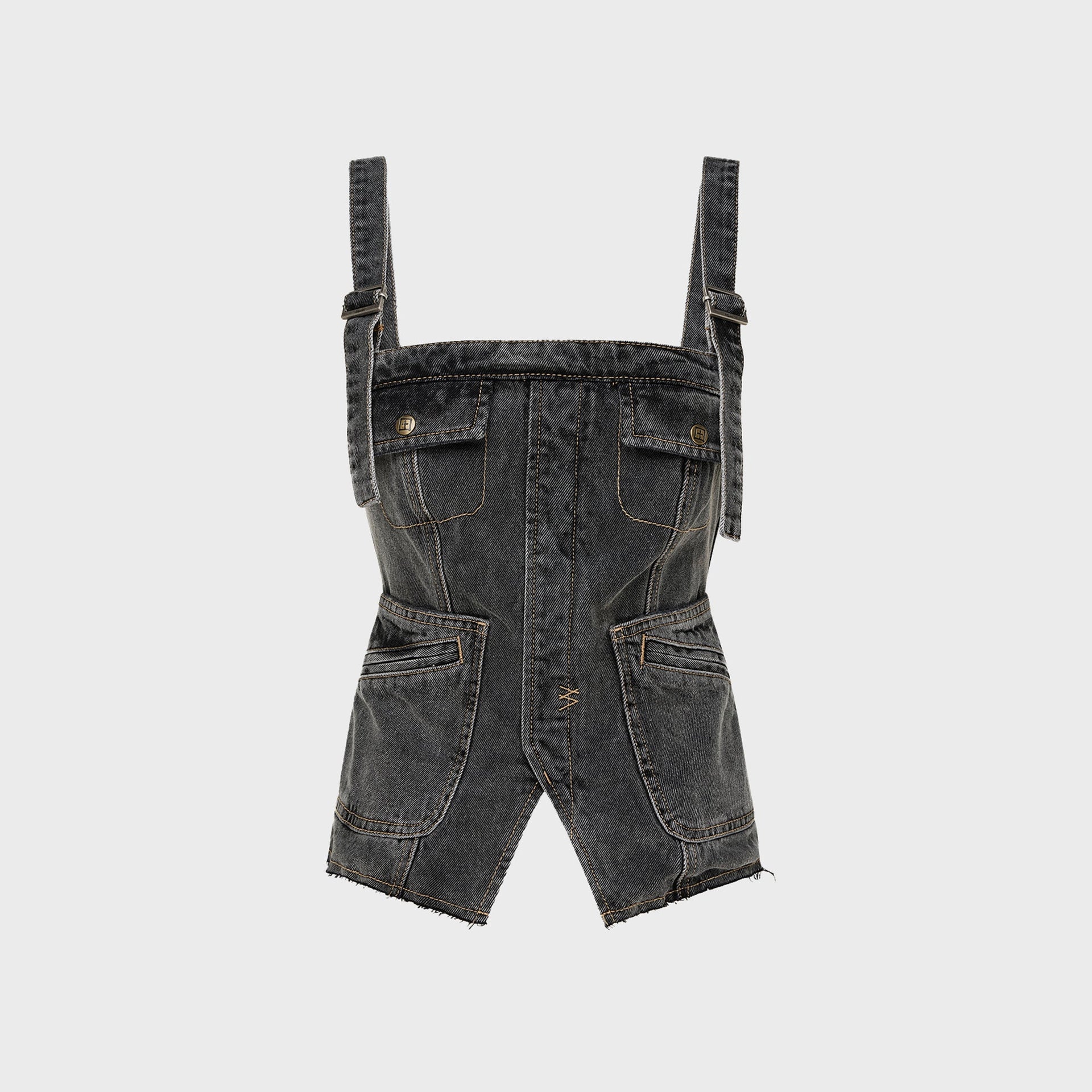 Ksubi Cargo Top Cinder in Black