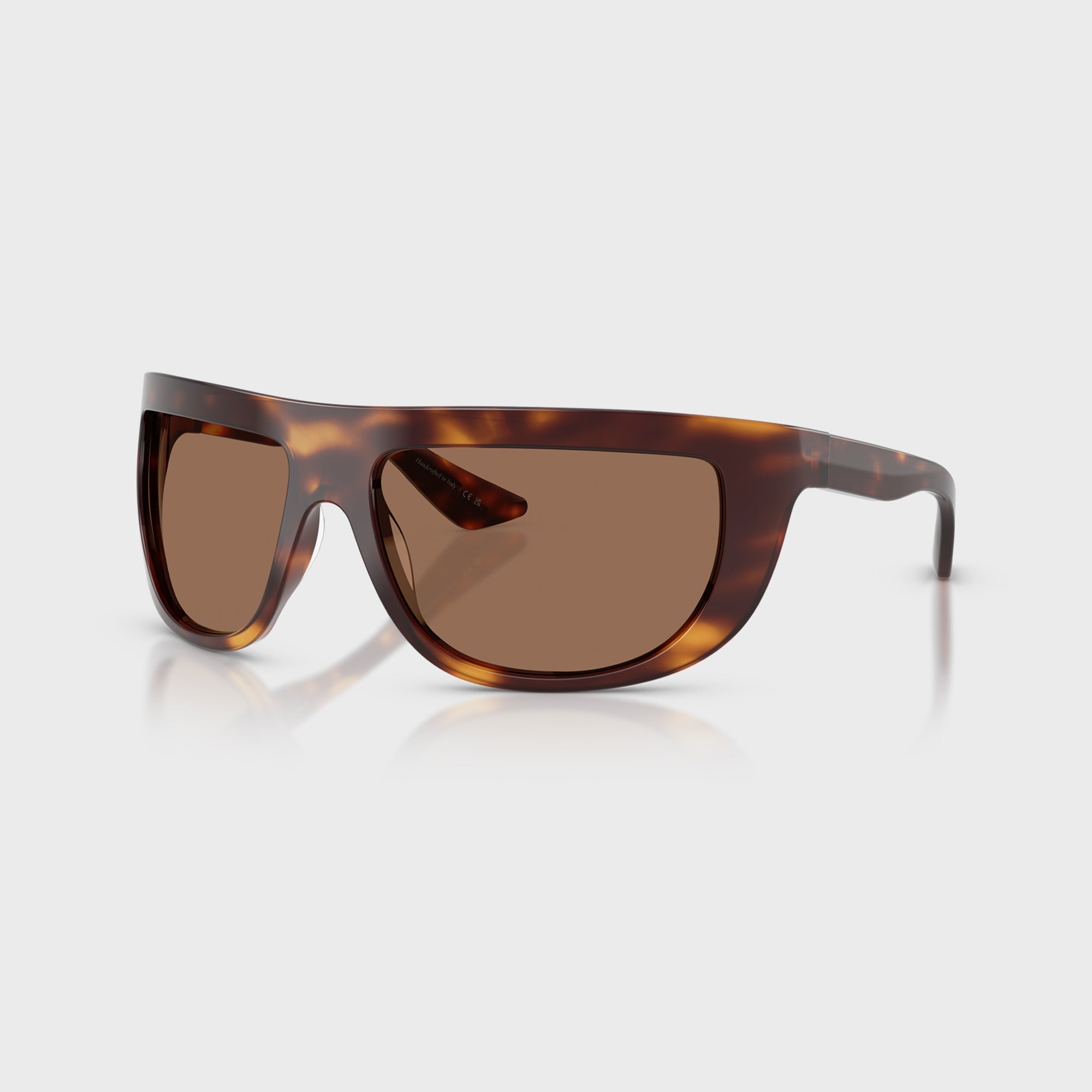カウボーイ　革アート KHAITE x Oliver Peoples 1974C 65 Sunglasses - Dark Mahogany