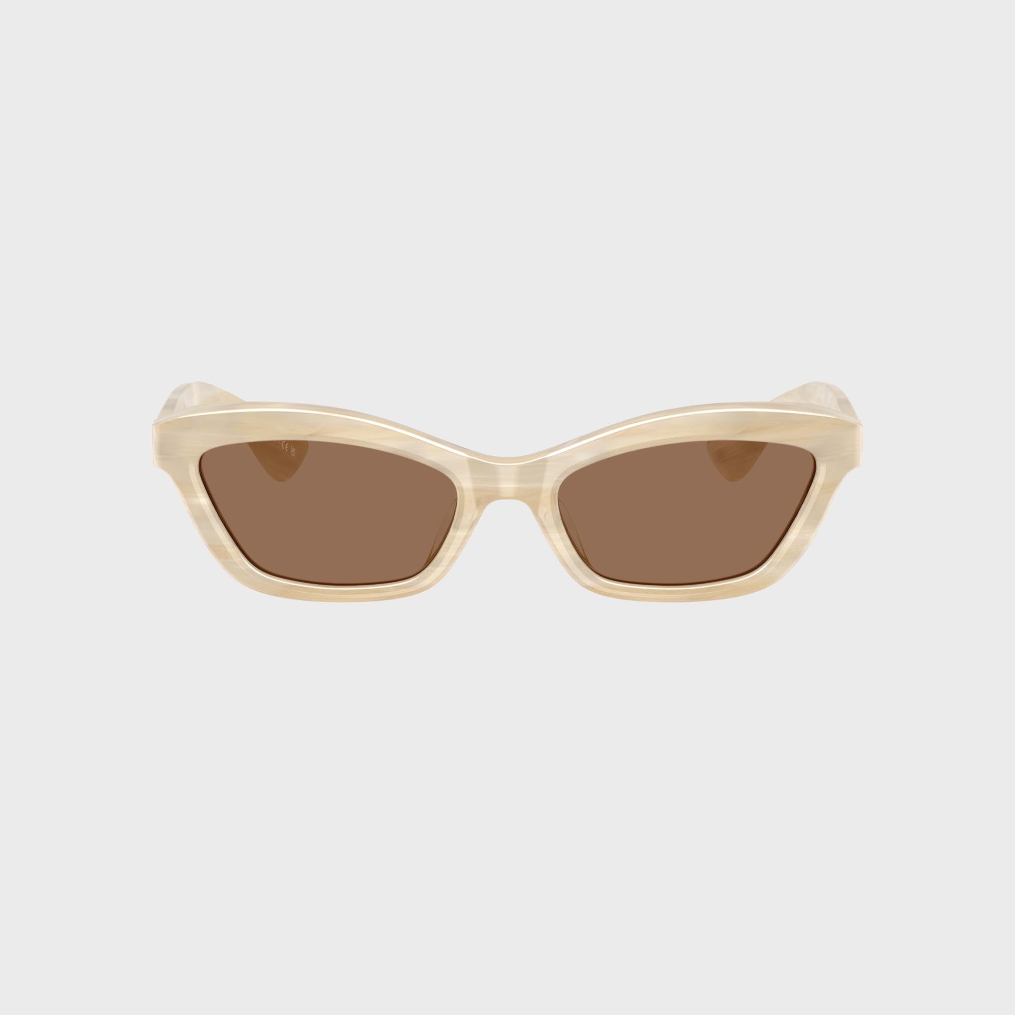KHAITE x Oliver Peoples 1997C Sunglasses - Beige Silk / Brown – Kith