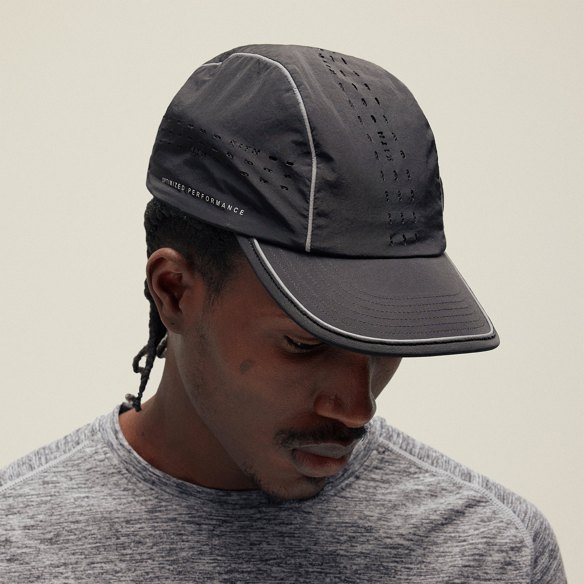 Kith Active Nylon Griffey Runner Cap - Black