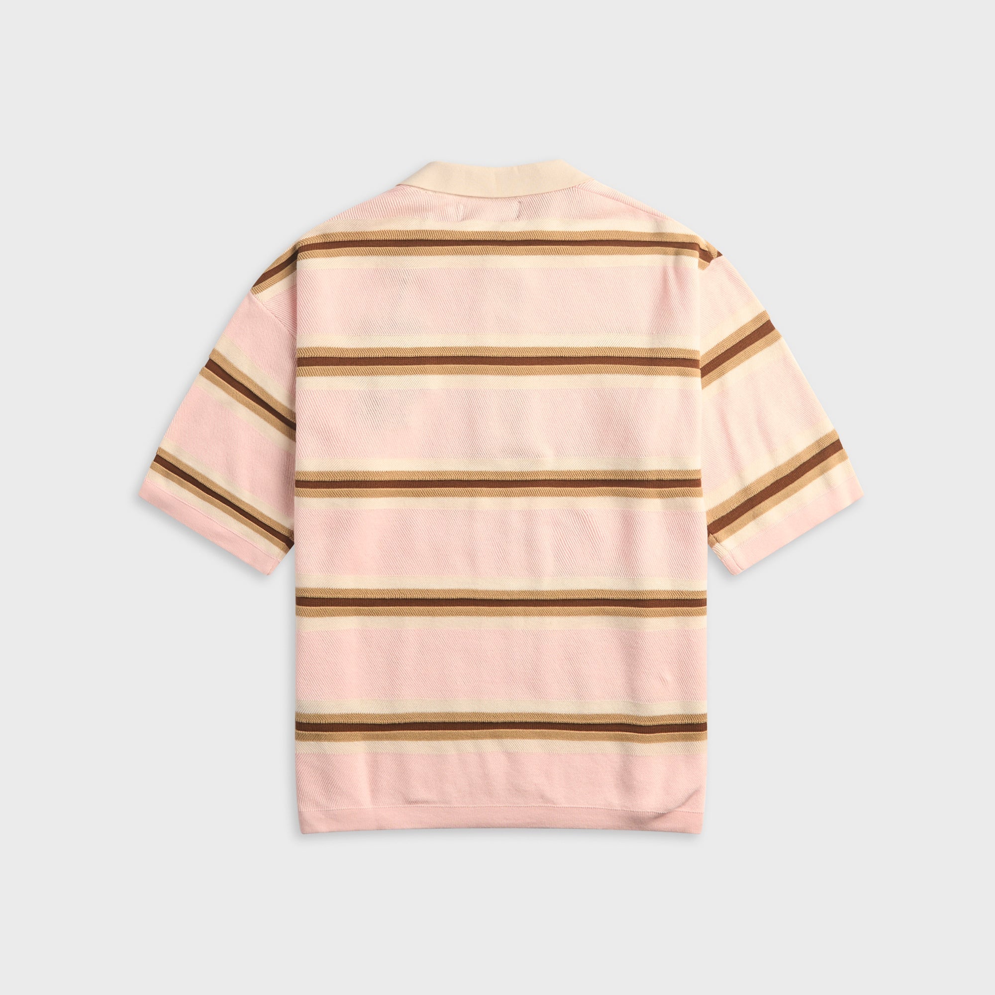 NAHMIAS Knit Striped Polo - Soft Pink Stripe – Kith