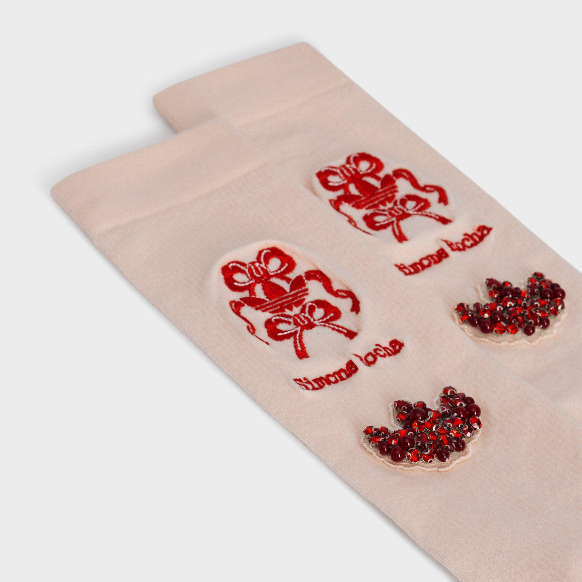 adidas x Simone Rocha Knee High Socks - Pink Tint