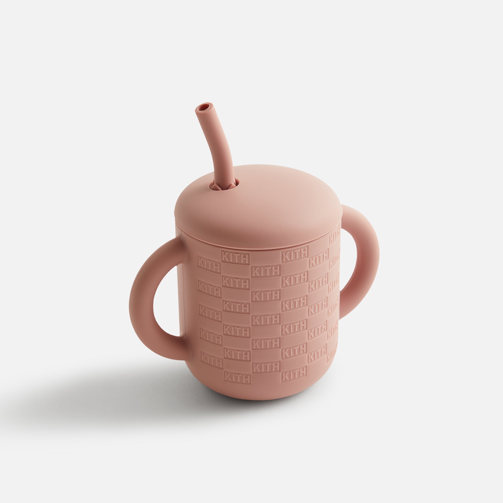 Kith Kids for Mushie Silicone Training Cup and Straw - Dusty Quartz