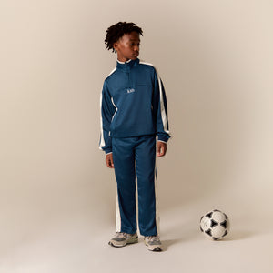 UrlfreezeShops Kids Blocked Satin Track Quarter Zip - Soul