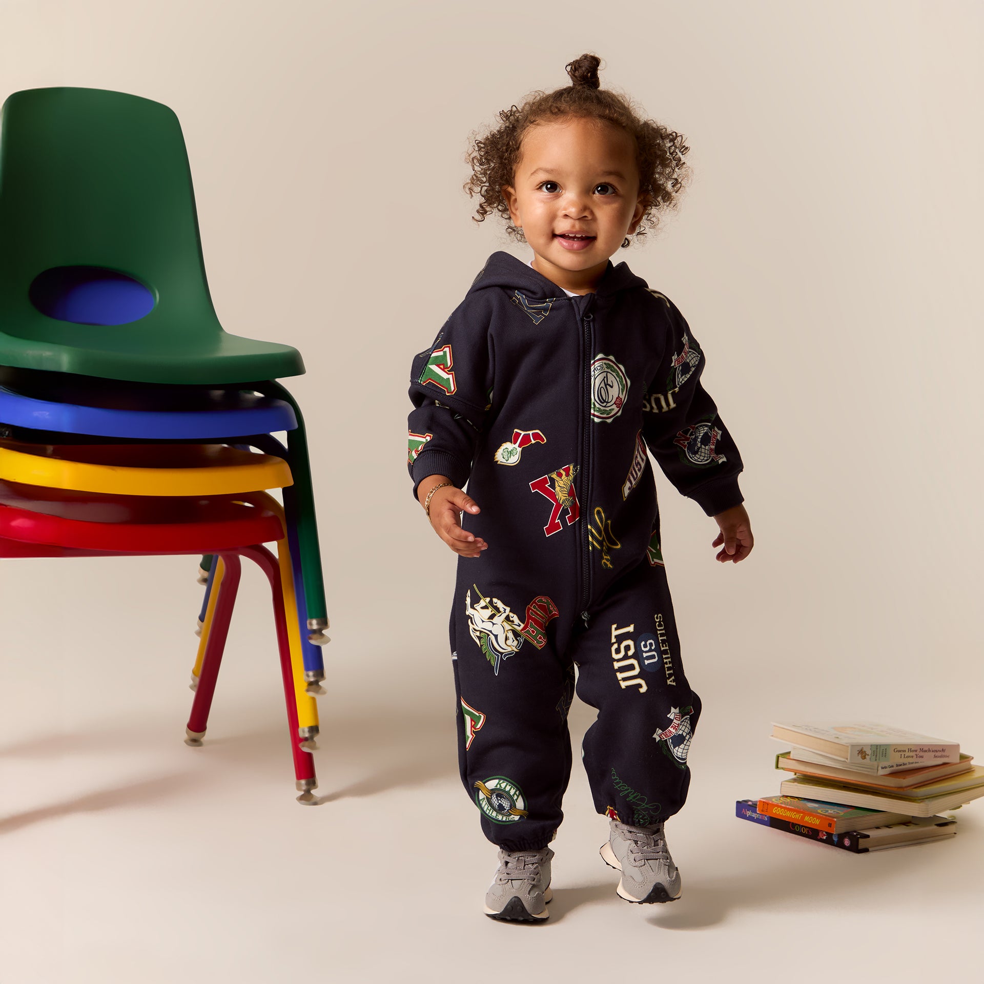 Kith Baby Printed Nelson Coverall - Nocturnal