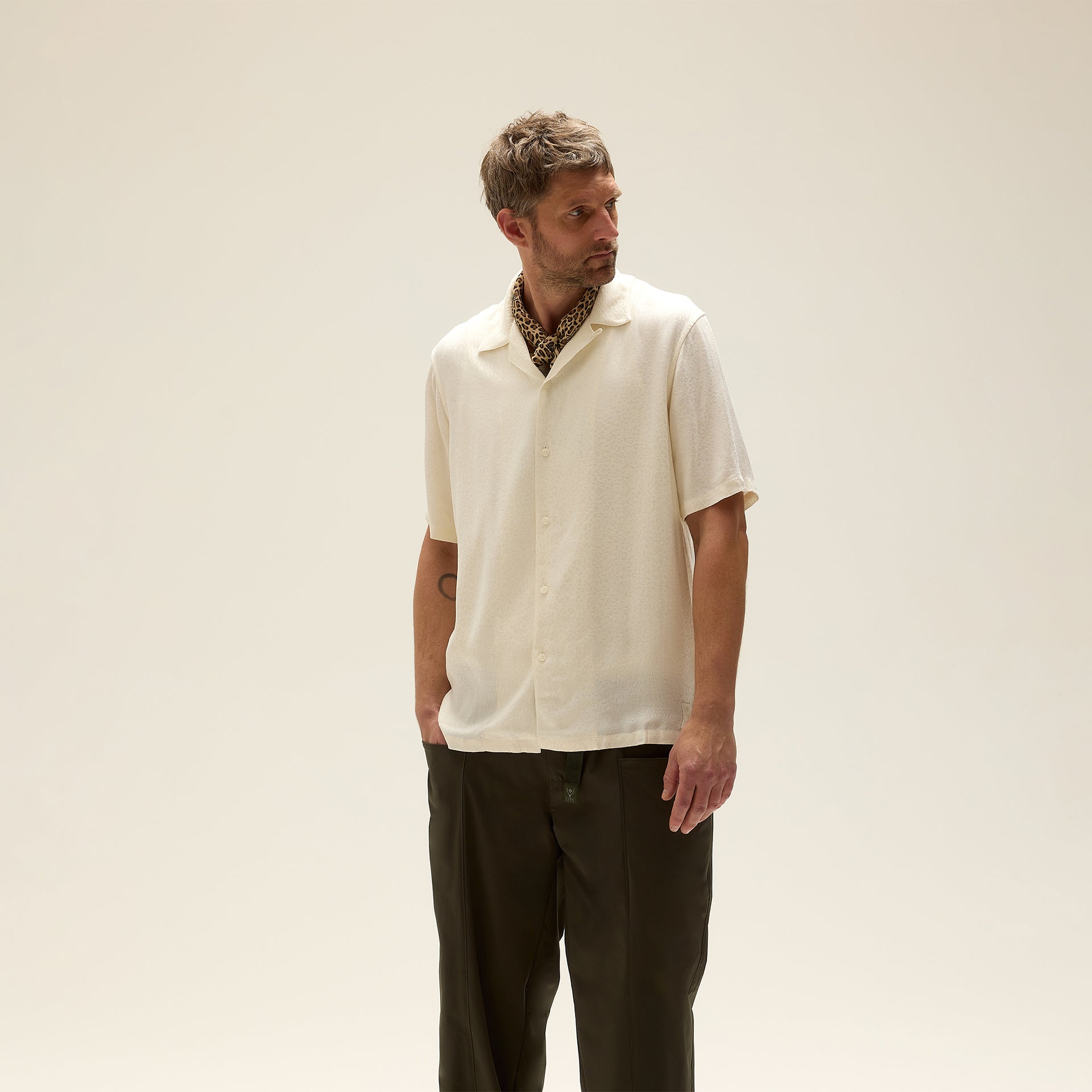 Kith & South2 West8 for Columbia Thompson Camp Collar Shirt - Sandrift