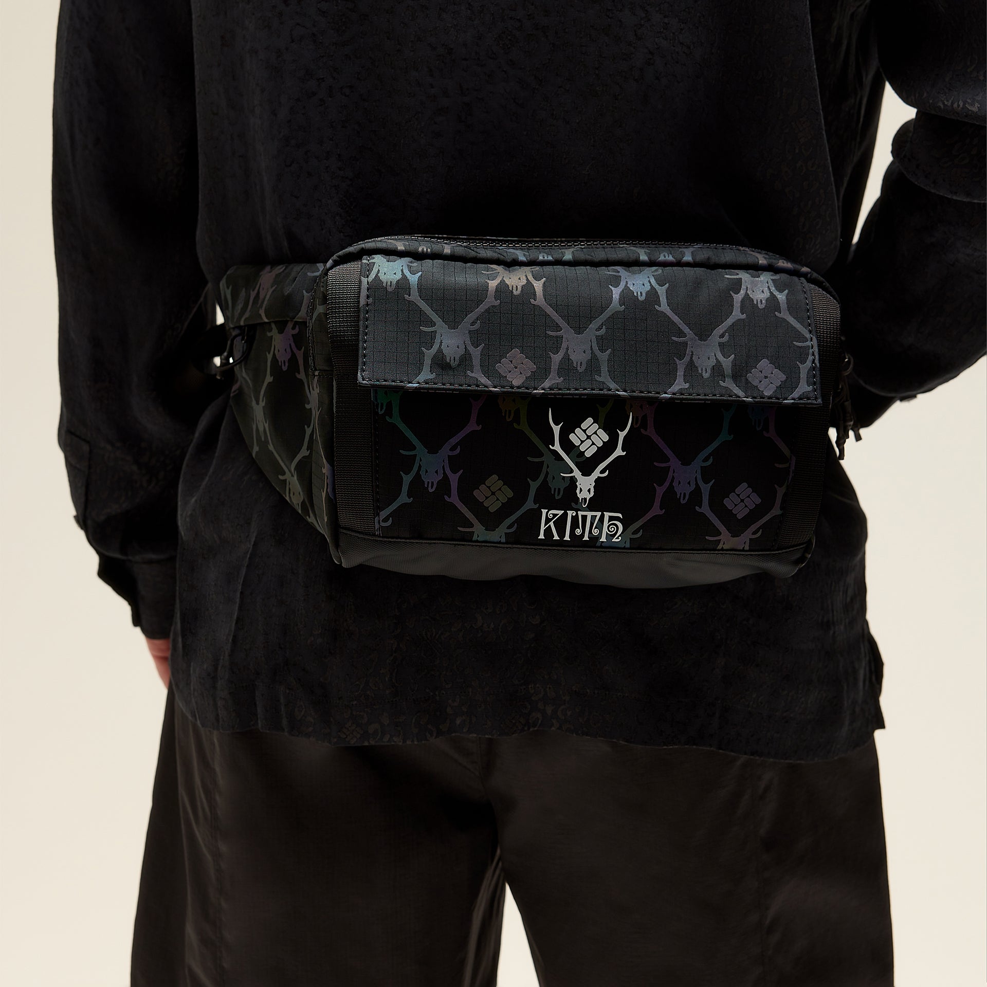 Kith & South2 West8 for Columbia Ripstop Nylon Hip Bag - Black