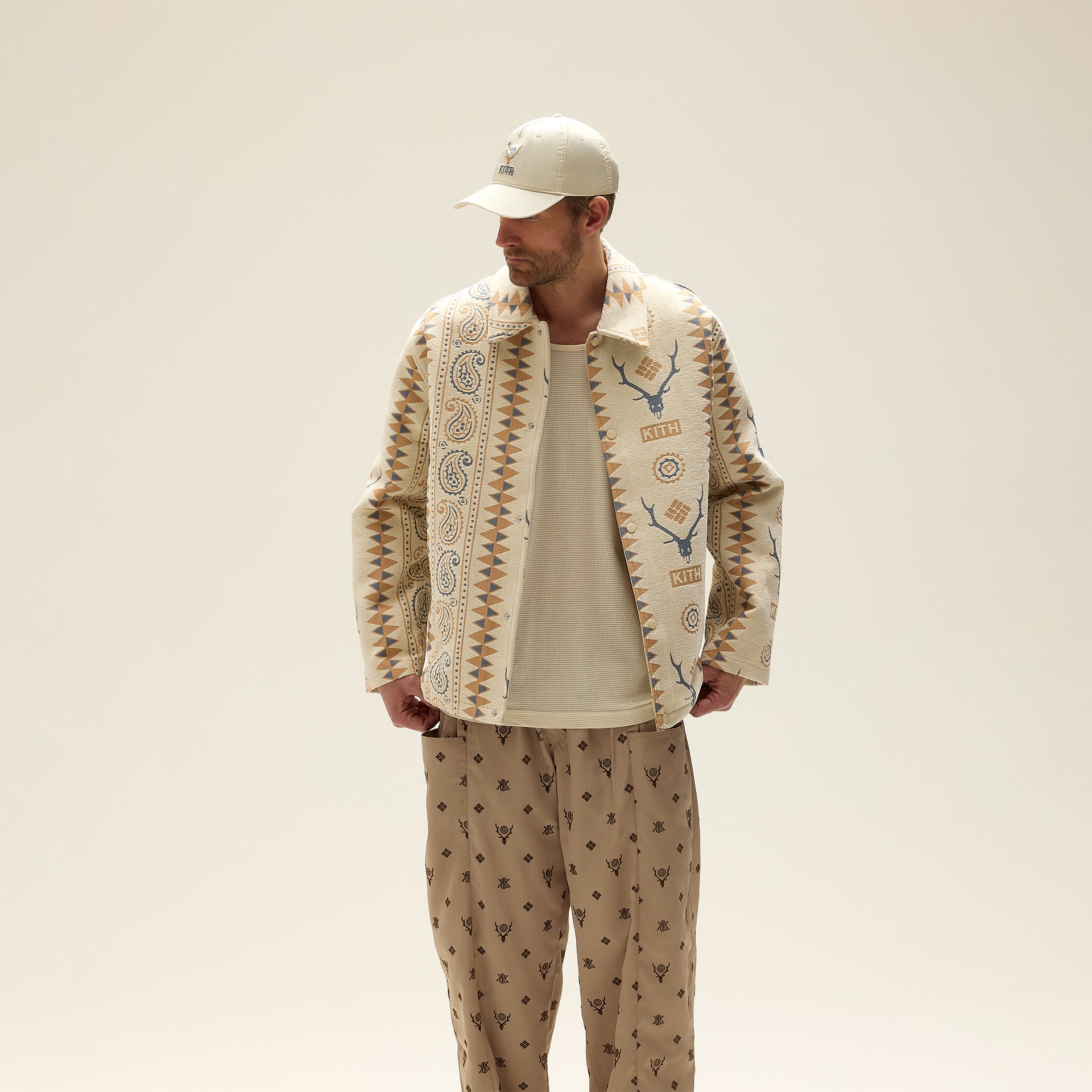 Kith & South2 West8 for Columbia Tapestry Coaches Jacket - Waffle