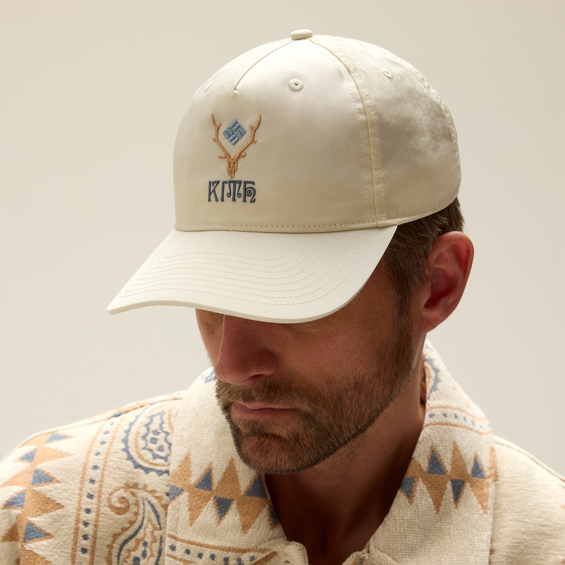 Kith & South2 West8 for Columbia Nylon Pinch Crown Snapback - Sandrift