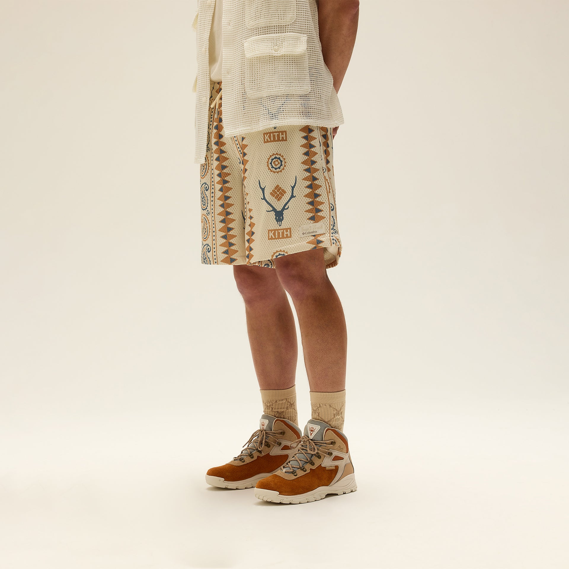 Kith & South2 West8 for Columbia Curtis Mesh Short - Waffle