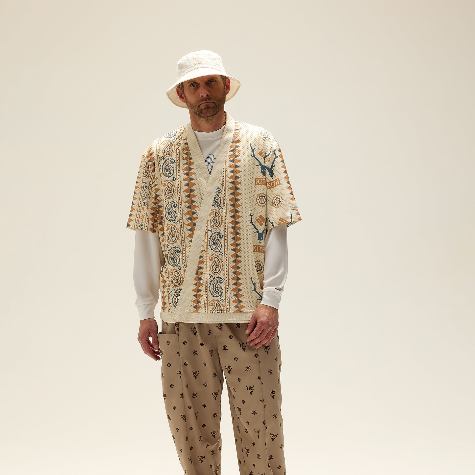Kith & South2 West8 for Columbia Crossover Snap Front Shirt - Waffle