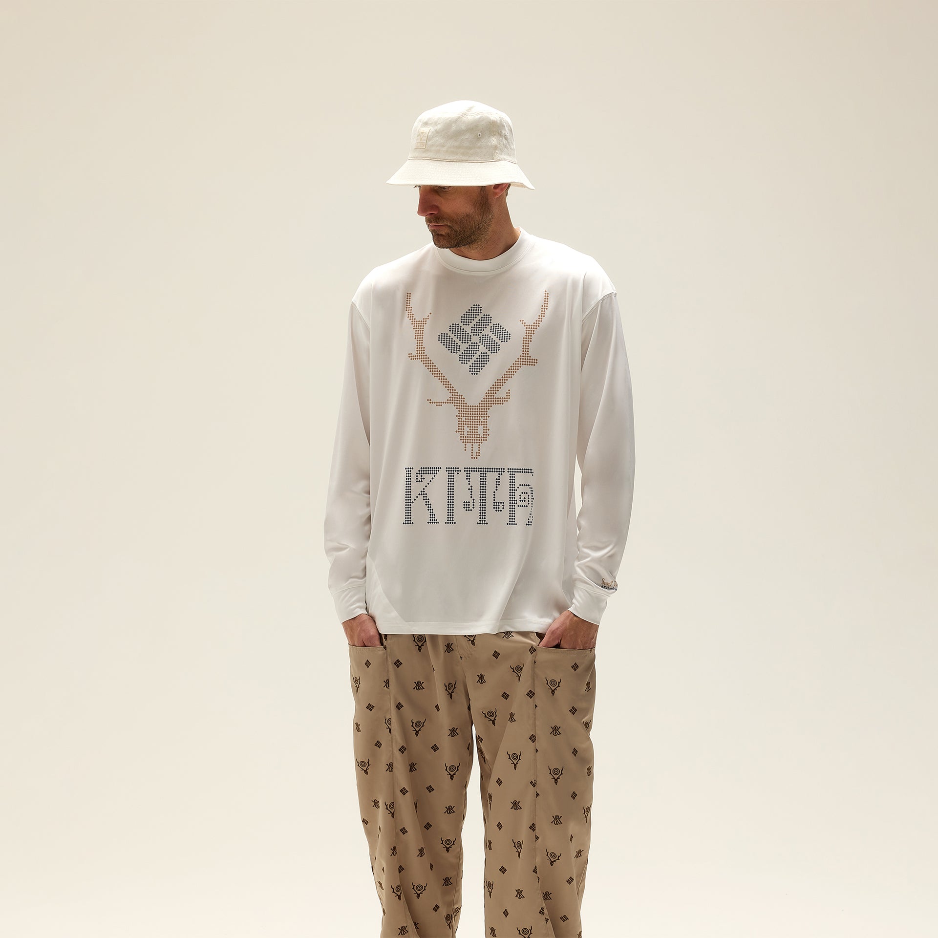 Kith & South2 West8 for Columbia Terminal Tackle™ Long Sleeve - White