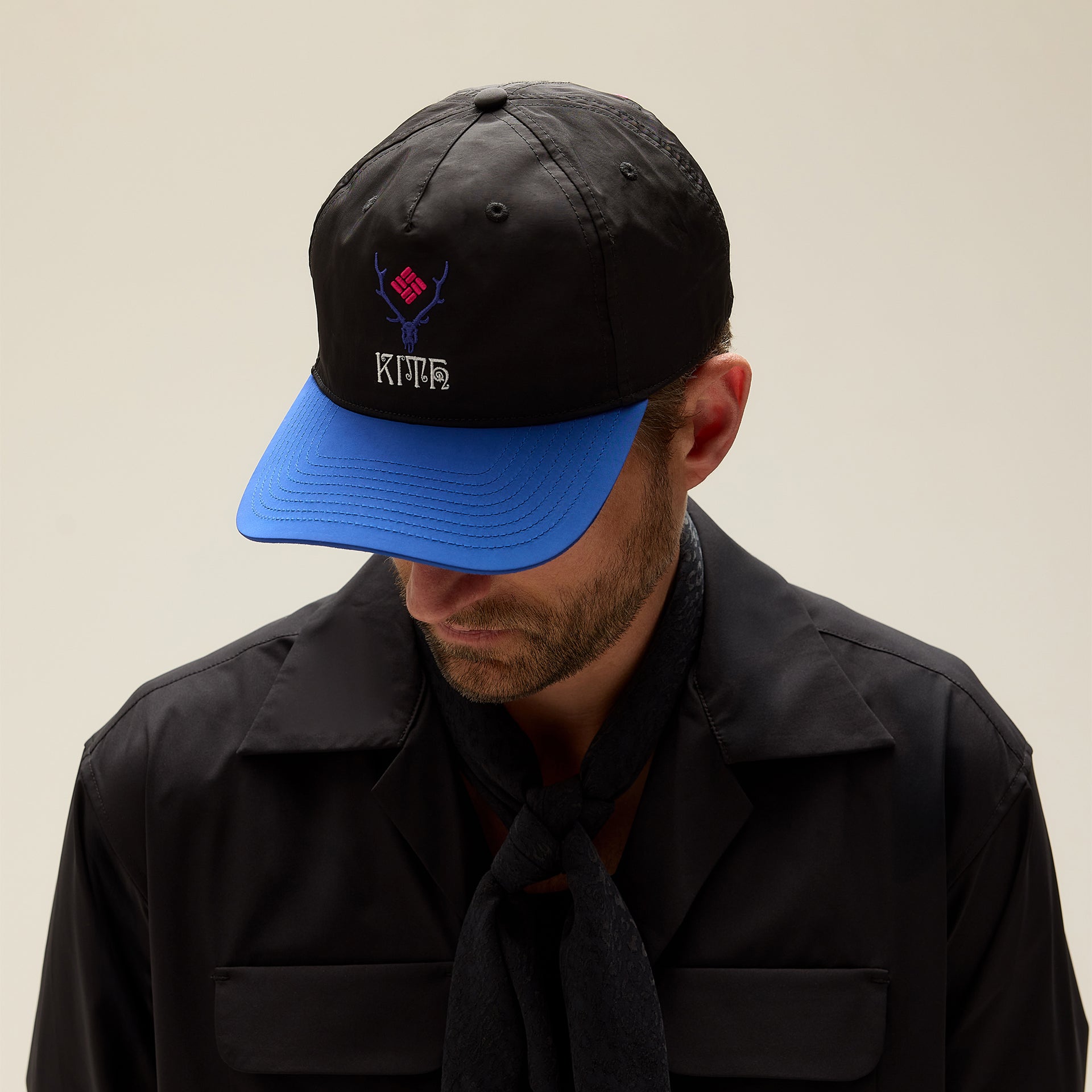 Kith & South2 West8 for Columbia Nylon Pinch Crown Snapback - Black