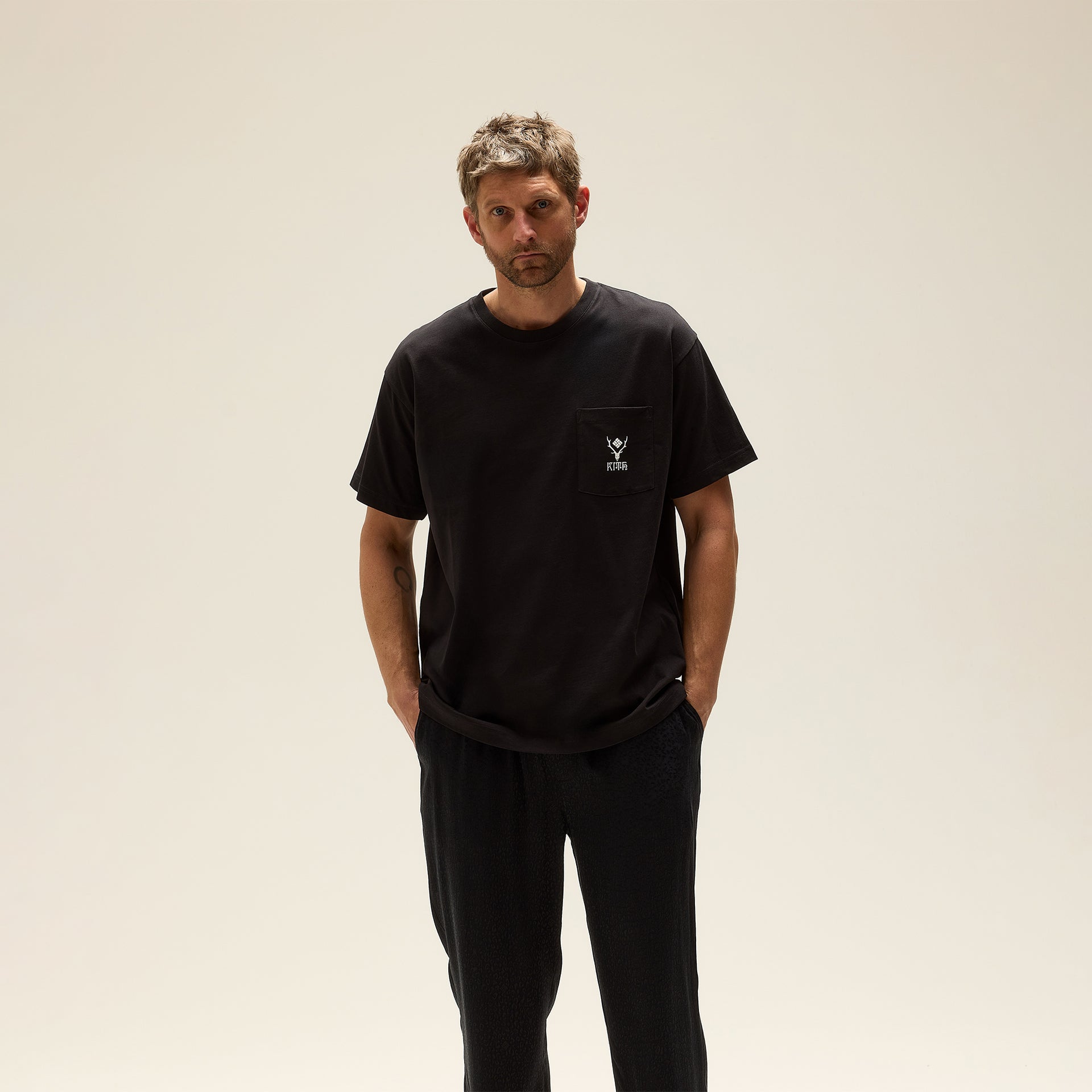 Kith & South2 West8 for Columbia City Pocket Tee - Black