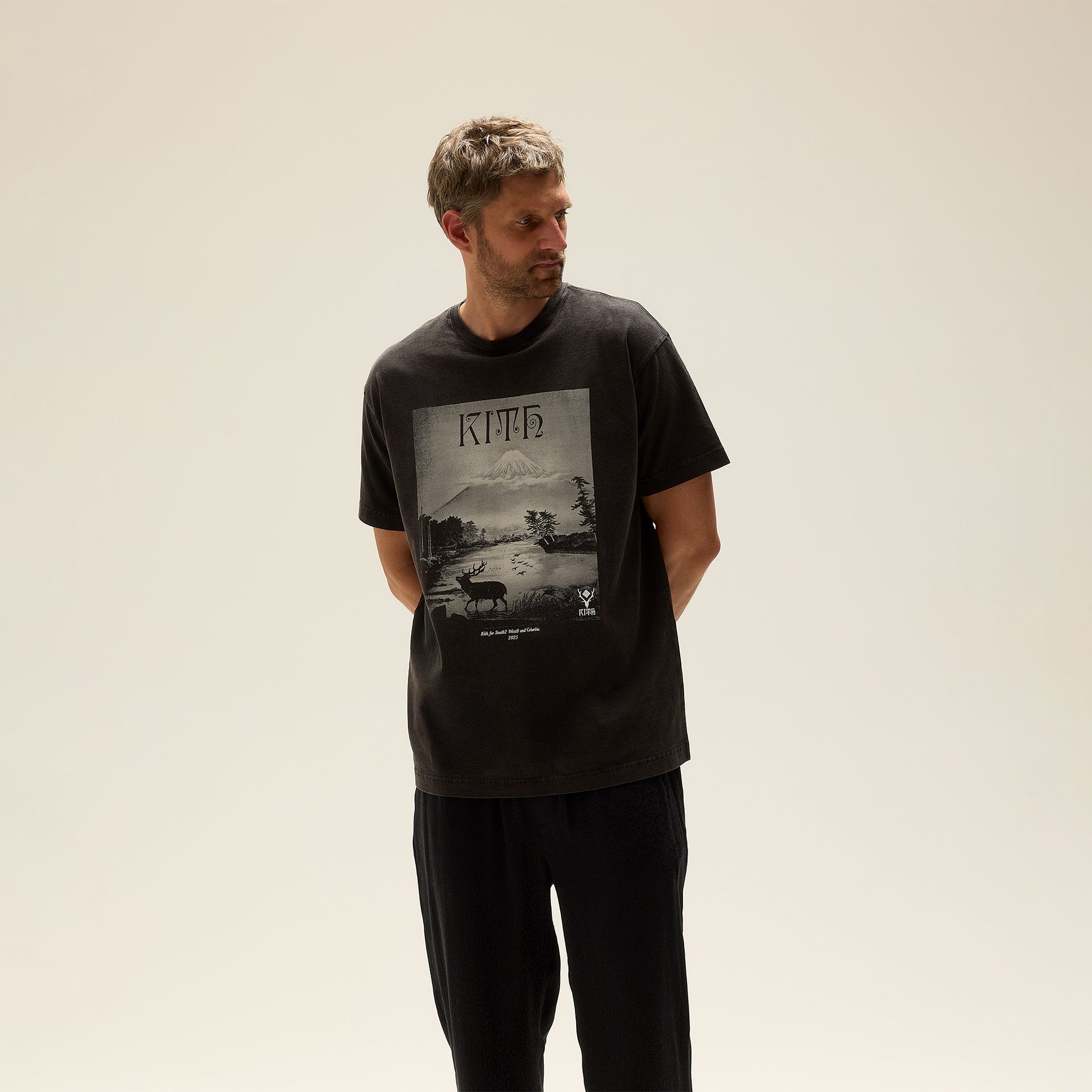 Kith & South2 West8 for Columbia Landscape Vintage Tee - Black