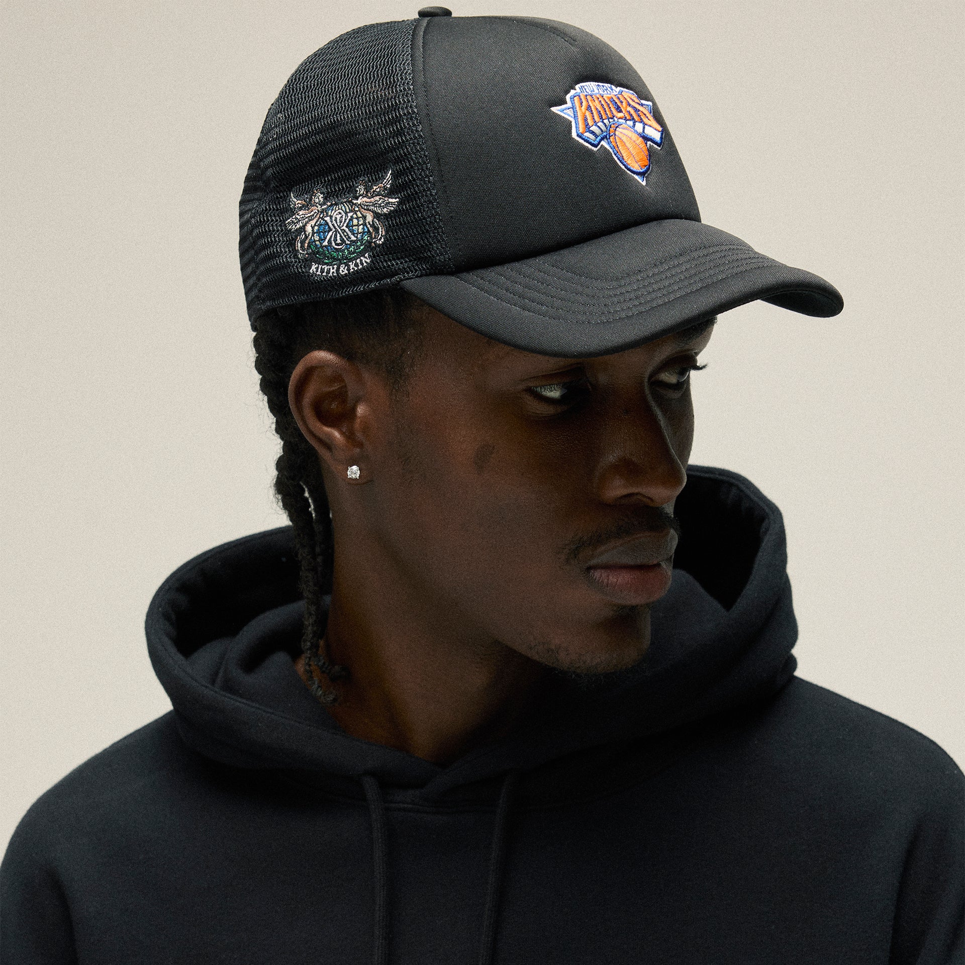 RvceShops '47 for the New York Knicks Satin Franchise LS Trucker