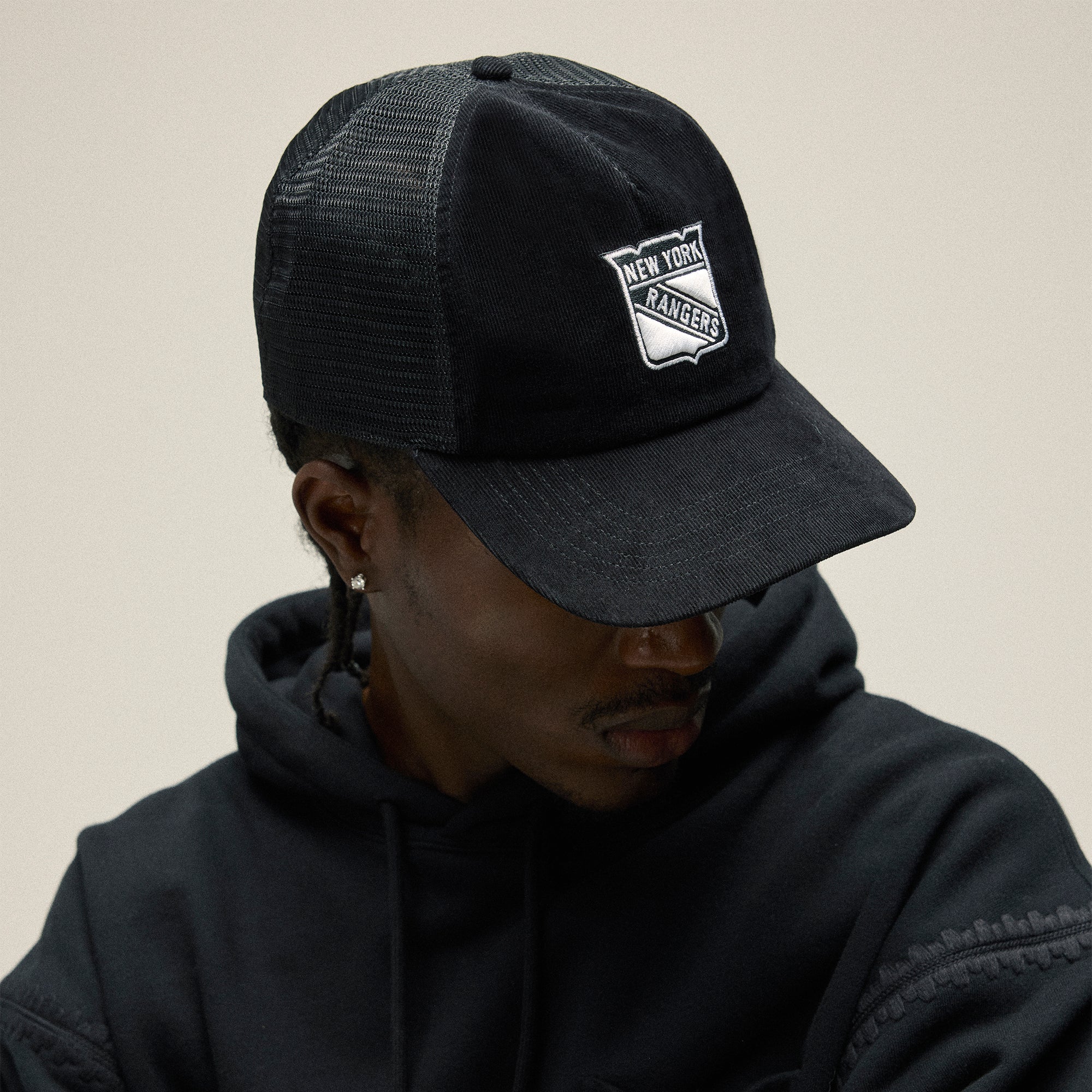 キャップ KITH Kith & 47 New York Rangers Micro Cord Franchise LS Cap Kith & '47 for the New York Rangers Micro Cord Franchise LS