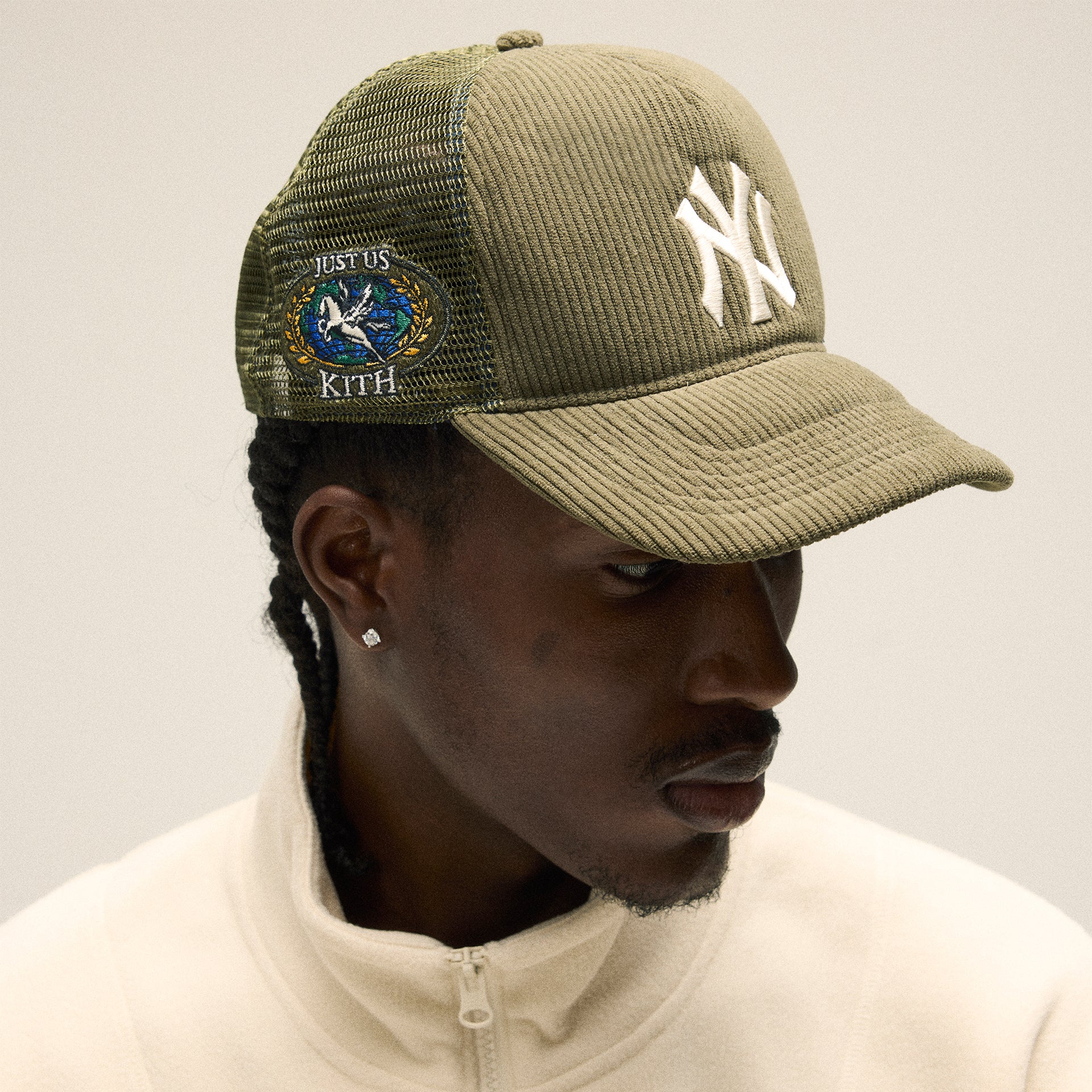 Kith & '47 for the New York Yankees Corduroy Trucker Hat - Tinge