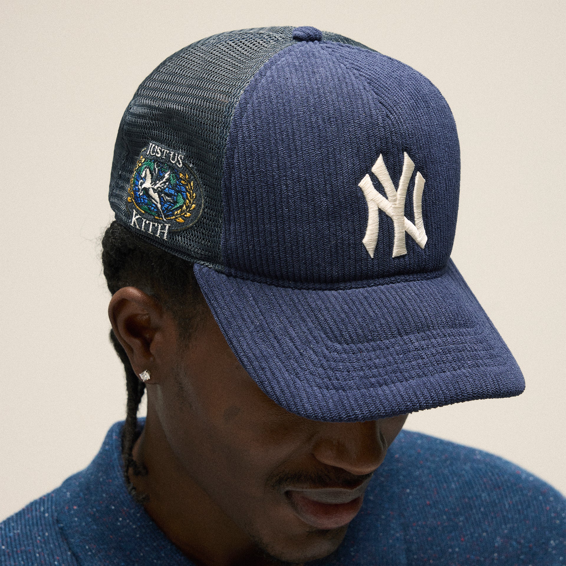 Kith & '47 for the New York Yankees Corduroy Trucker Hat - Nocturnal