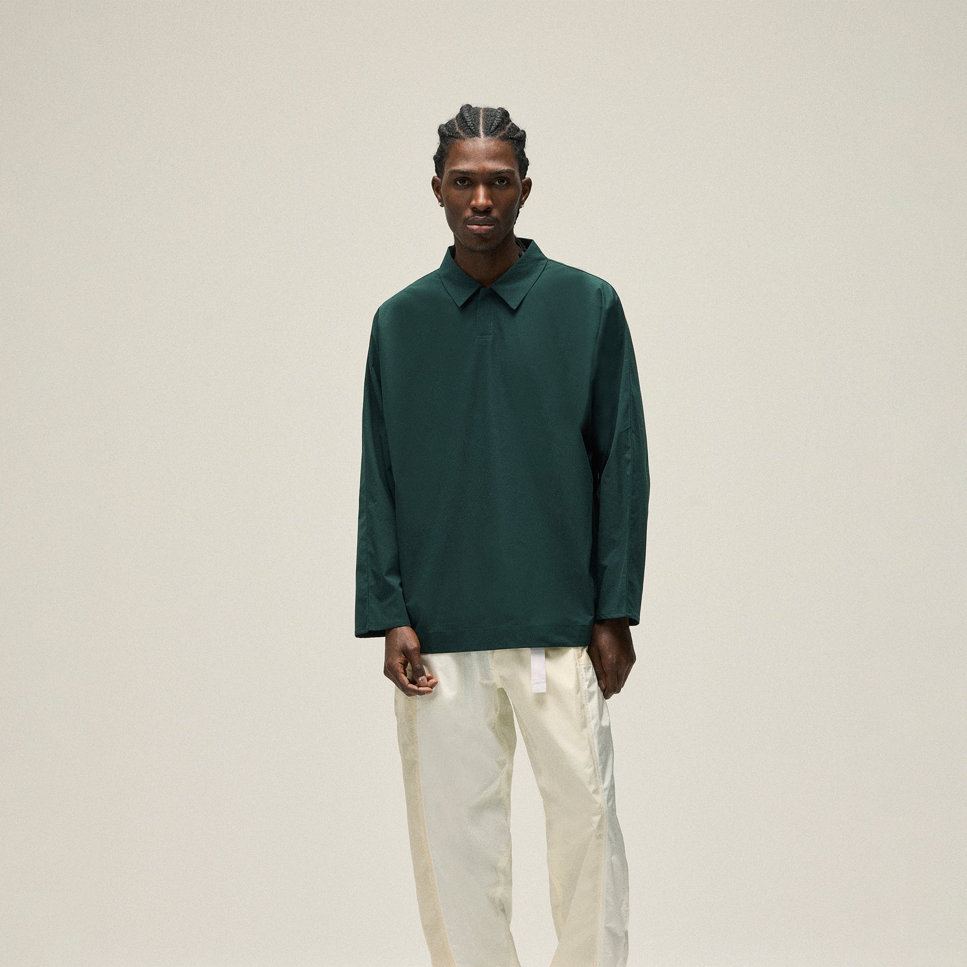 Kith Color-Blocked Belted Callum Pant - Whisper