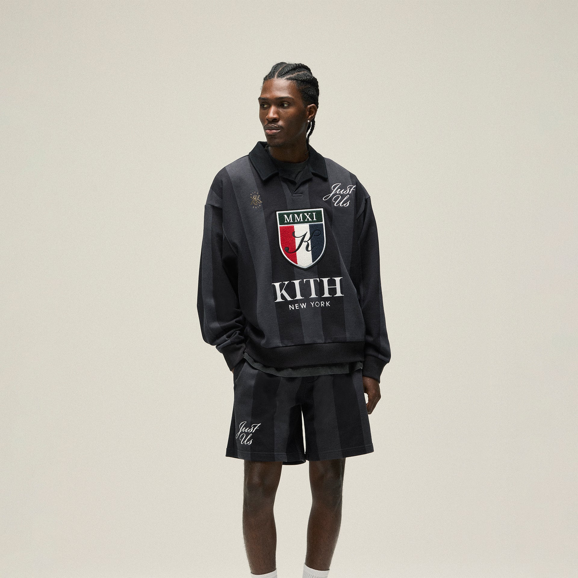 Kith Fleece Curtis Short - Nightfall