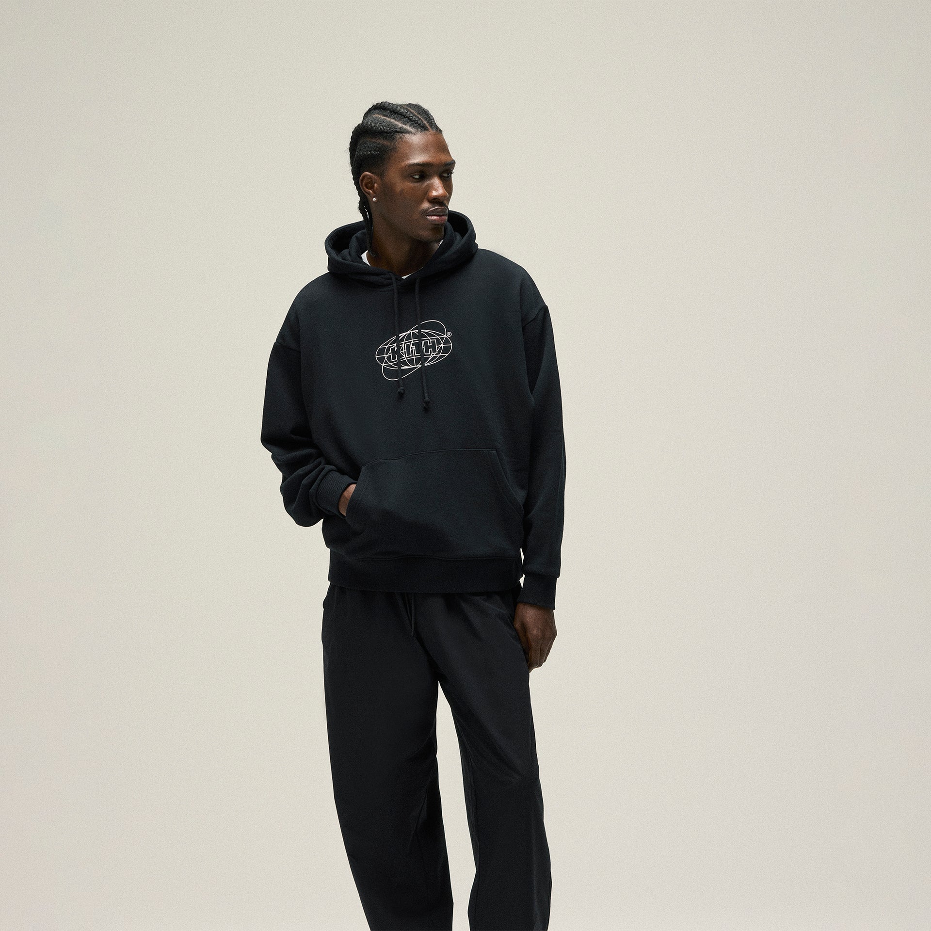 Kith Sphere Logo Hoodie - Black