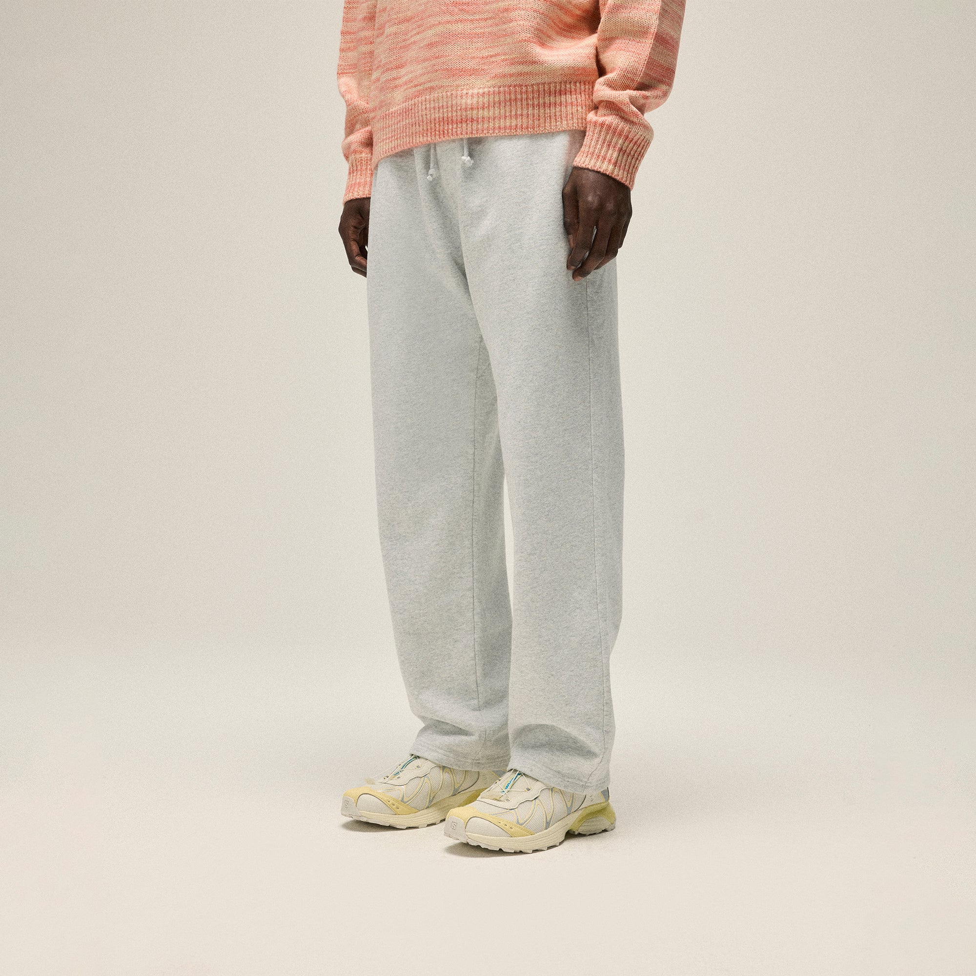 Kith Fleece Curtis Short - Light Heather Grey