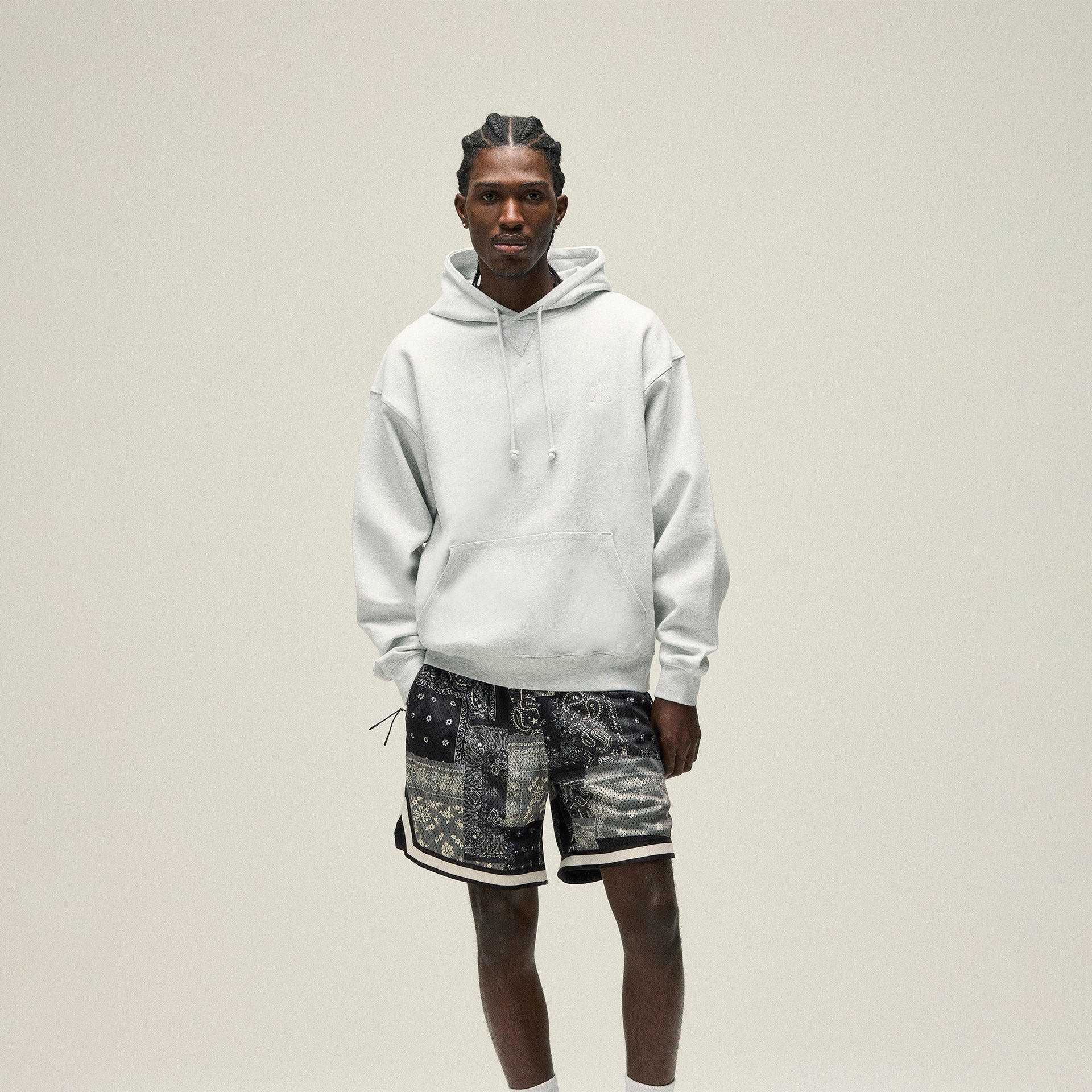 Kith Printed Mesh Curtis Short - Black