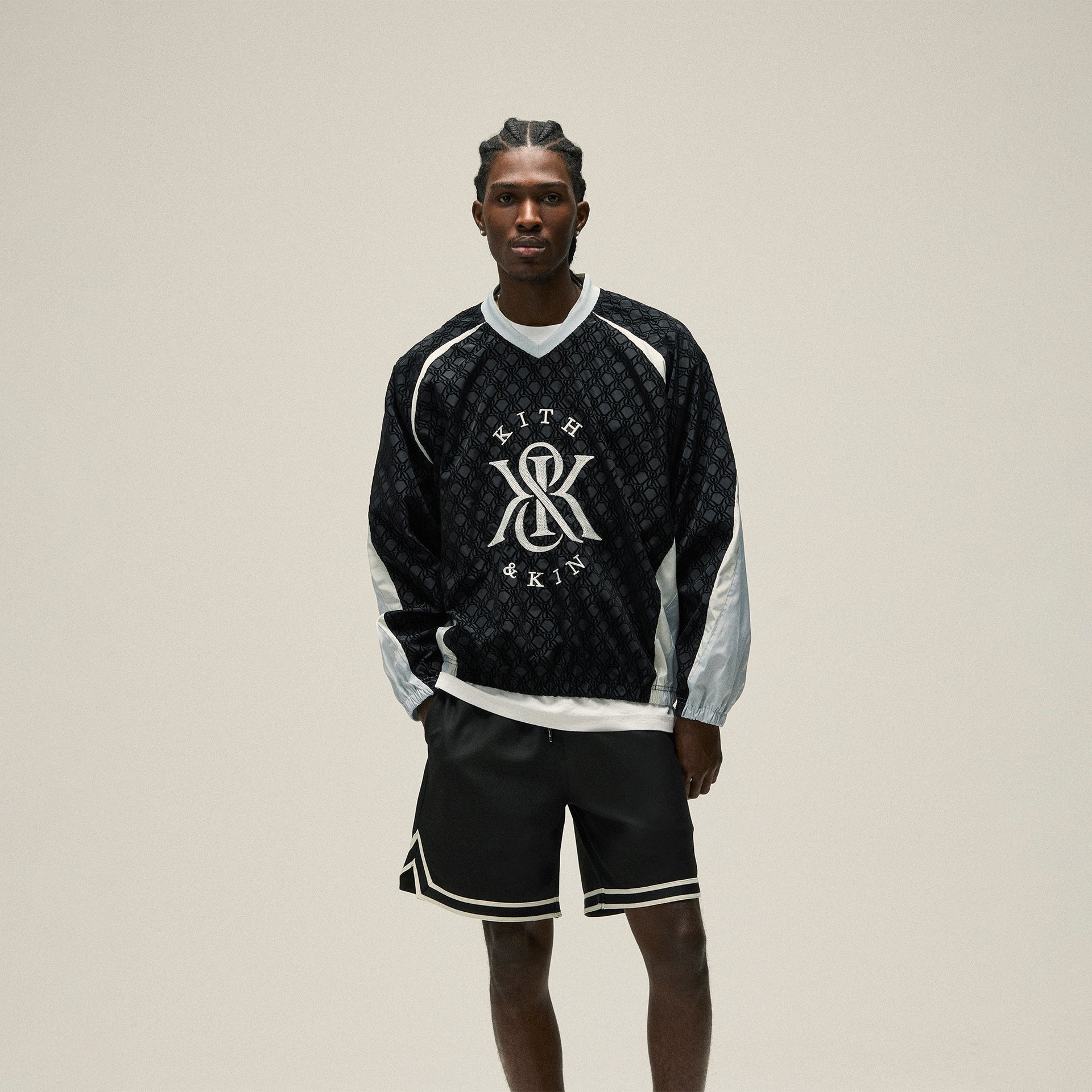 Kith Dayton Combo Pullover - Black