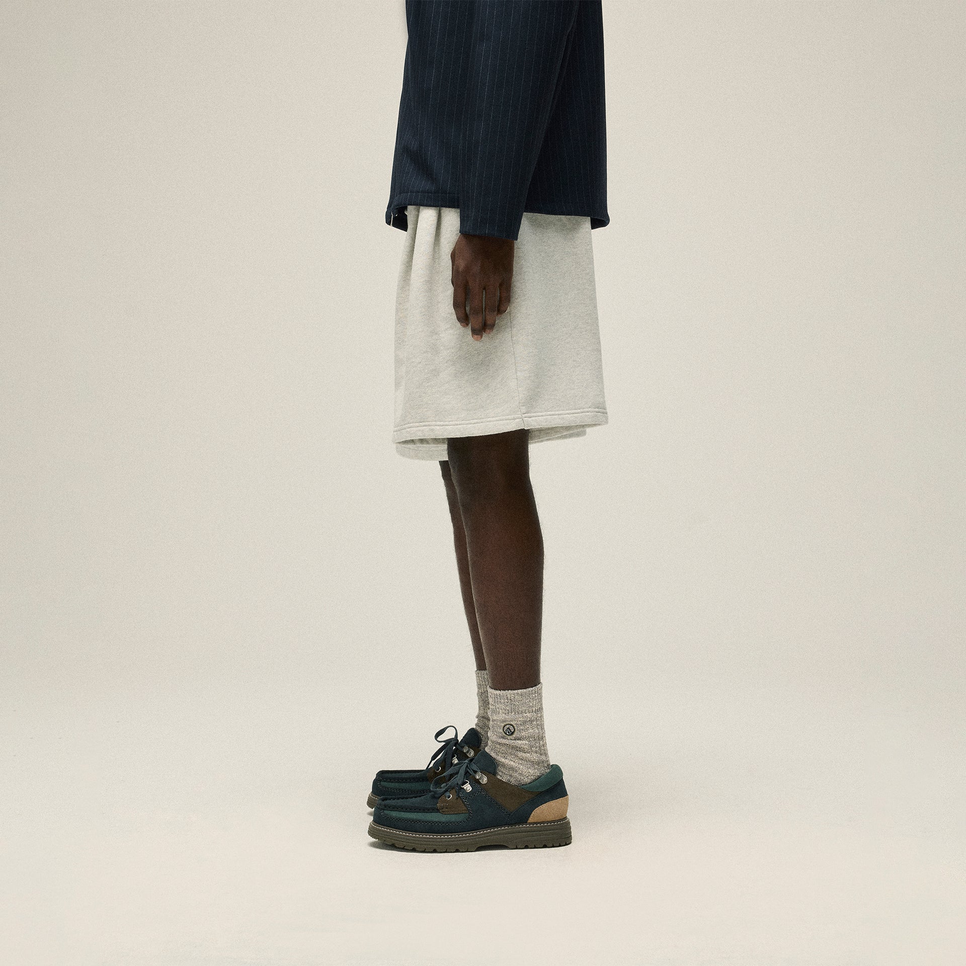 Kith Kylan Sweatshort - Light Heather Grey