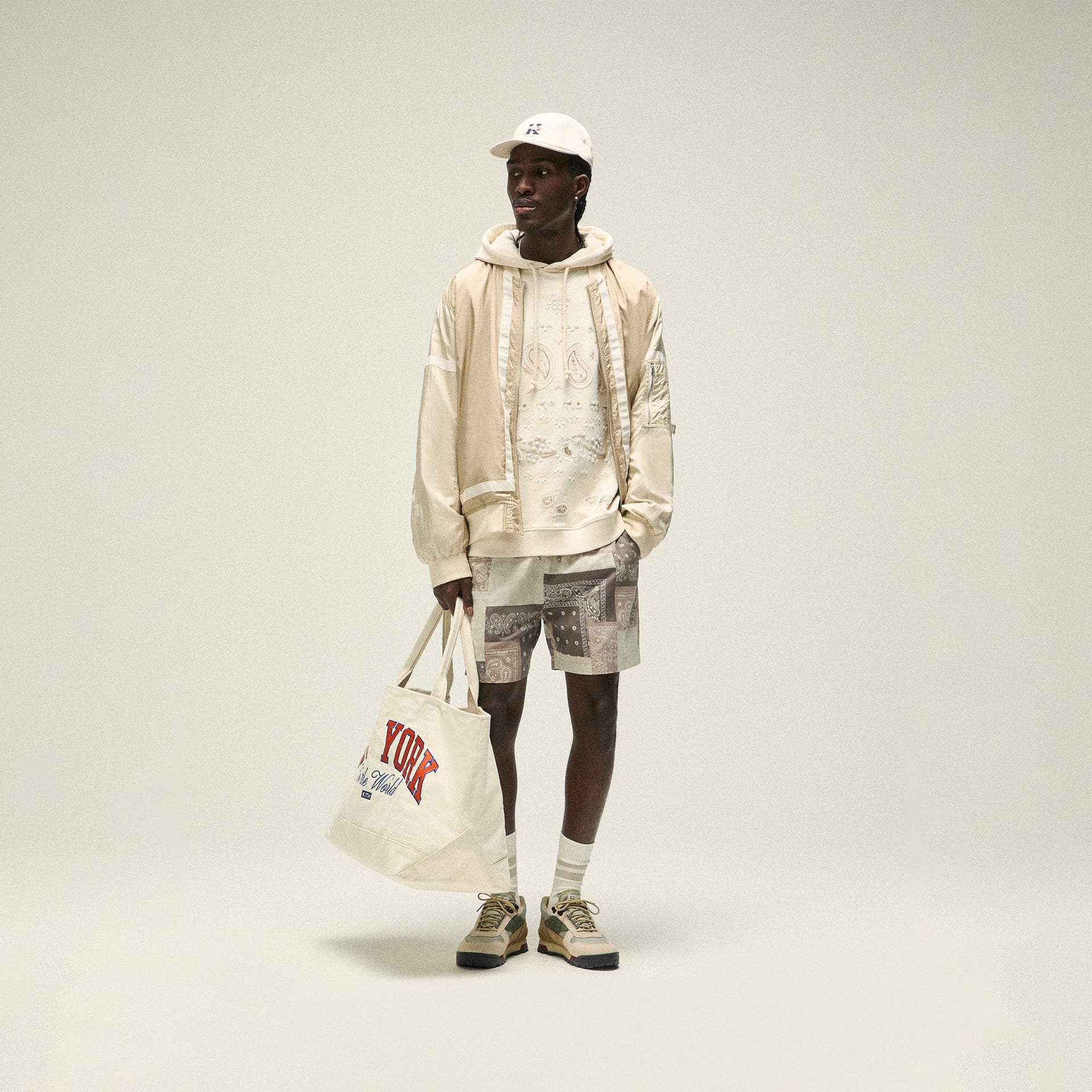 Kith Washed Silas Bomber Jacket - Canvas