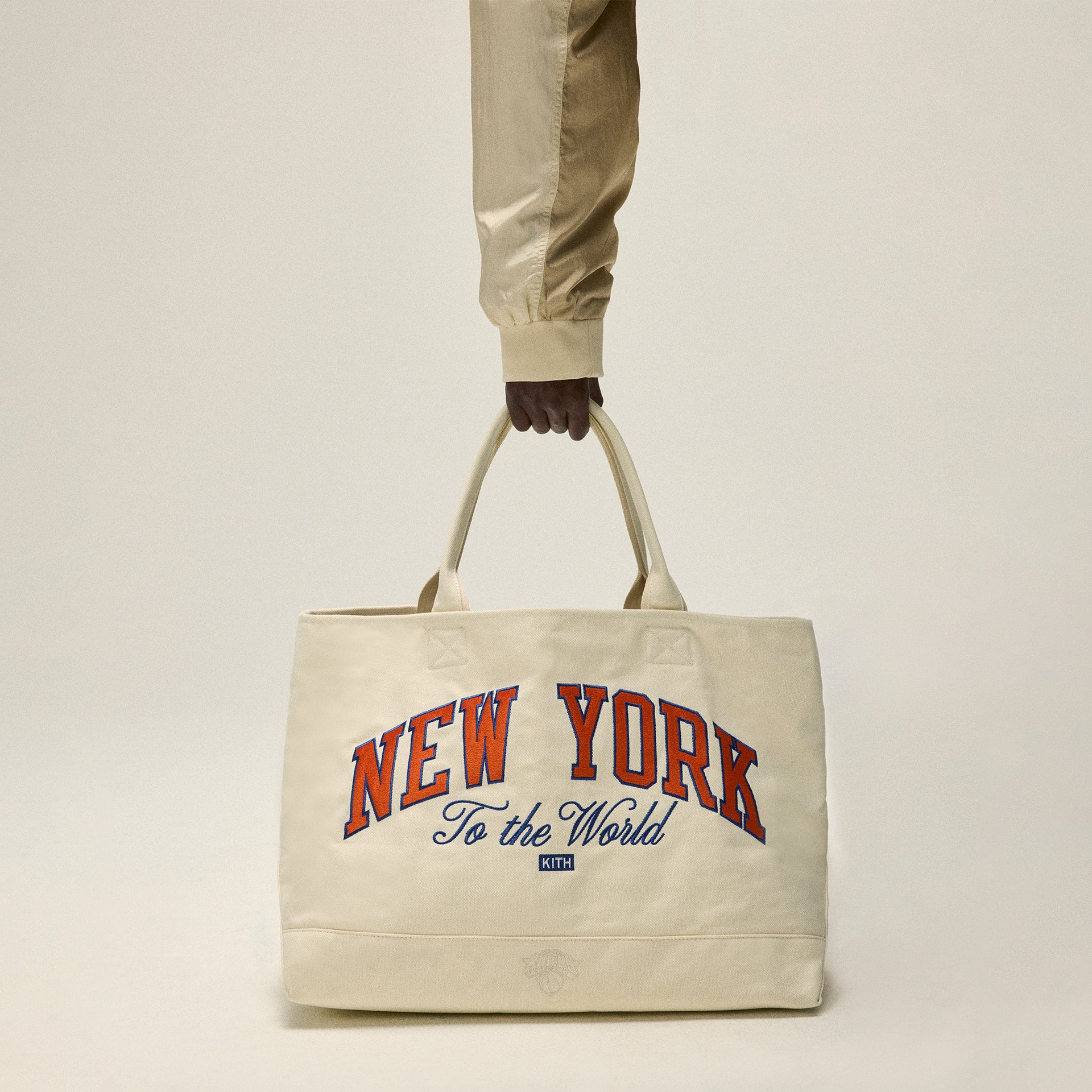 Kith for the New York Knicks Canvas Tote - Sandrift