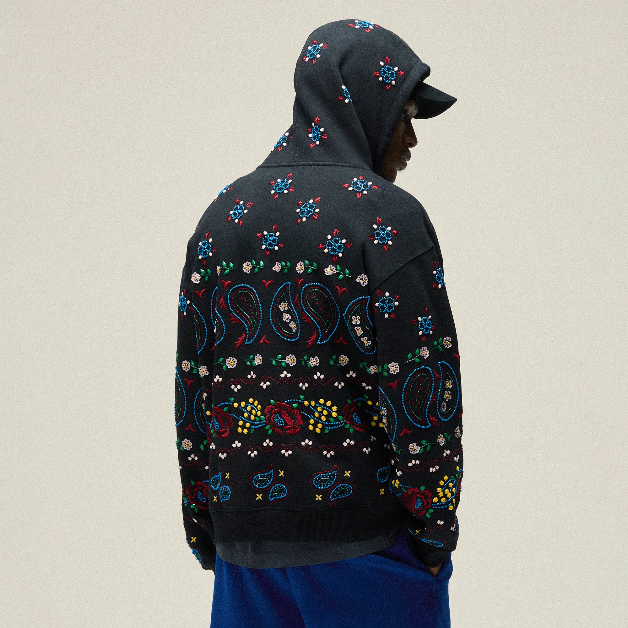 【KITH NYC】&Kin ペイズリー 花柄 ウィリアムズIII パーカー &Kin Paisley Floral Williams III Hoodie - Black – Kith