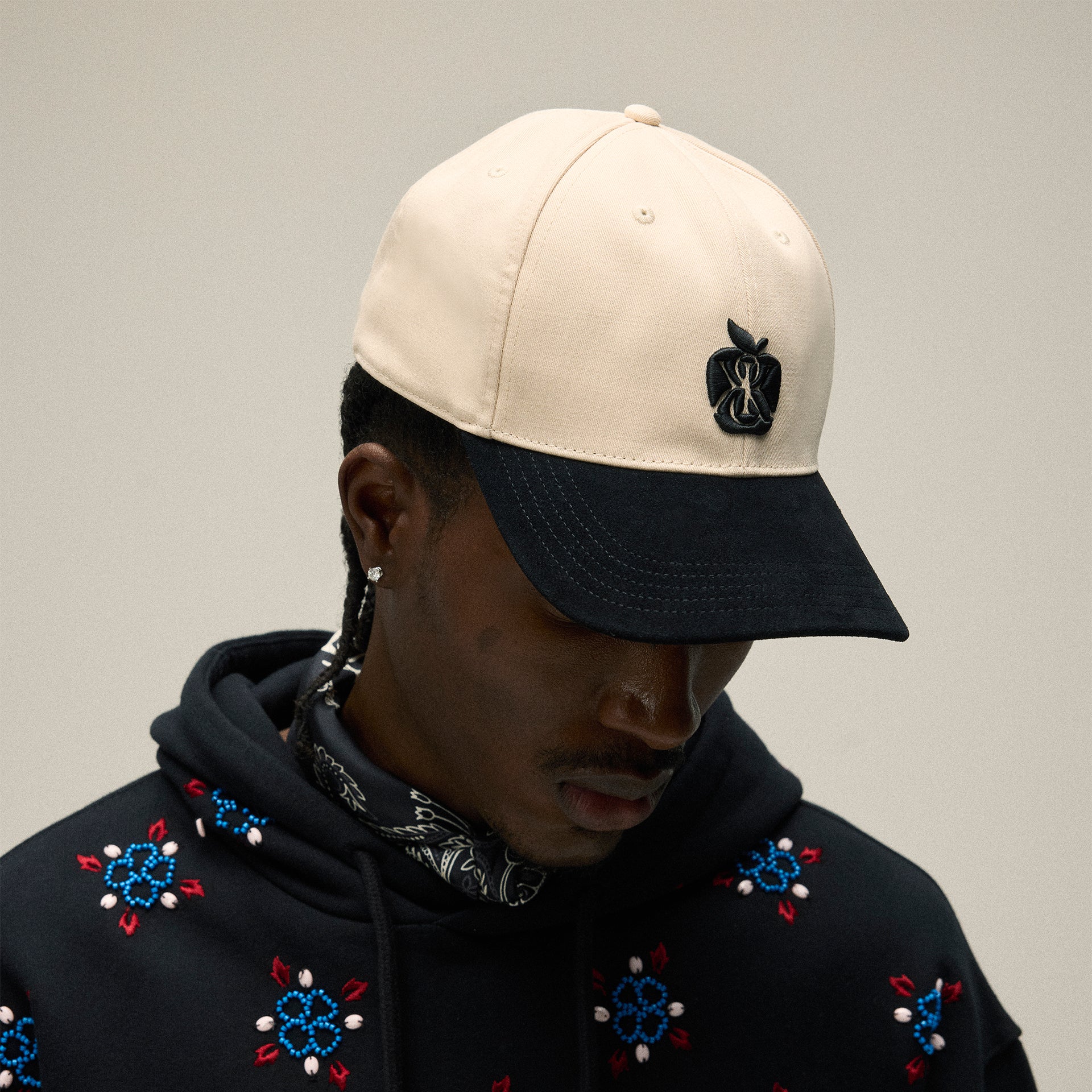 Kith Two Tone Suede Brim Aaron Classic Cap - Black