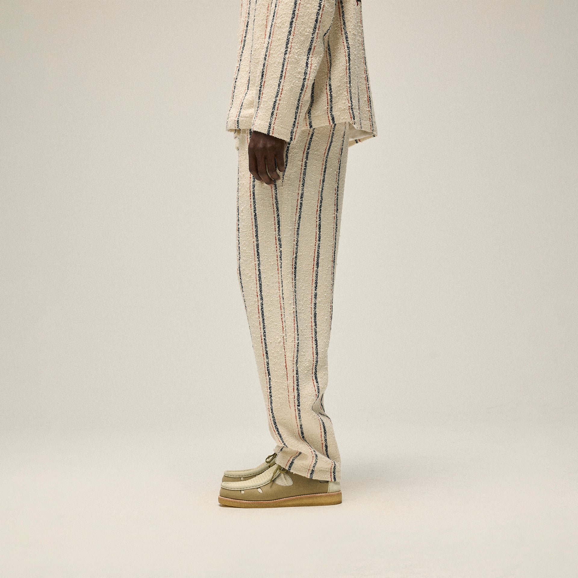Kith Striped Boucle Barrow Pant - Whisper