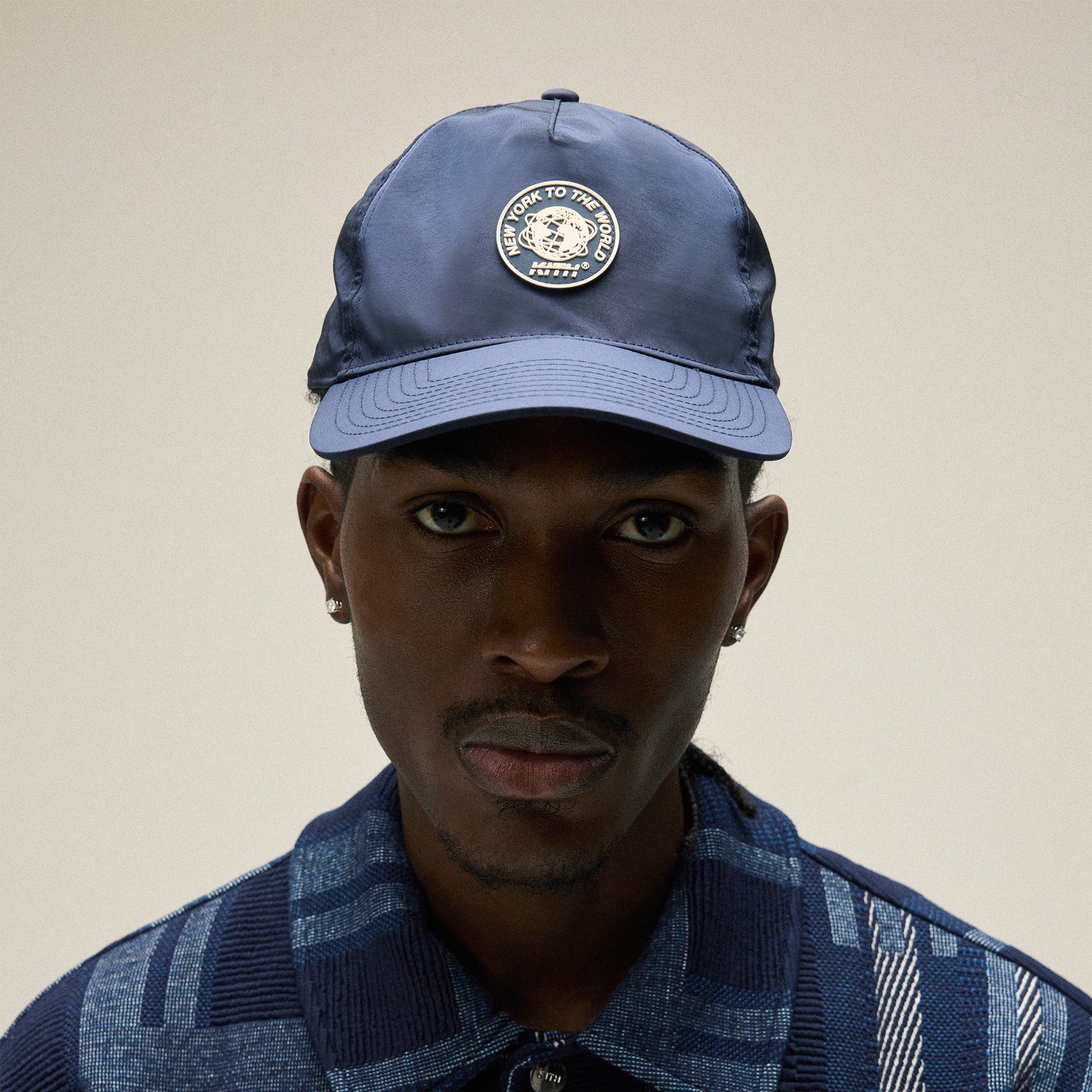 Kith Wrinkle Nylon Bay Low Pinch Crown Cap - Nocturnal