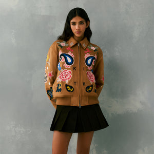 Erlebniswelt-fliegenfischenShops Women Brisa II Paisley Applique Bomber - Mesa