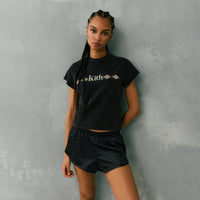 Kith Women Mulberry Needlepoint Vintage Tee - Black