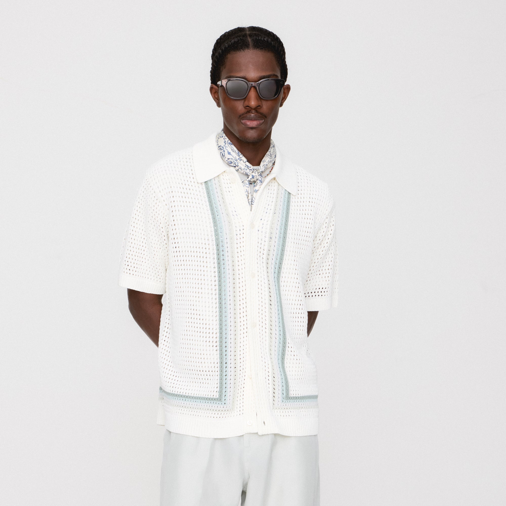 Kith Wrinkle Nylon Windsor Panelled Track Jacket - Black