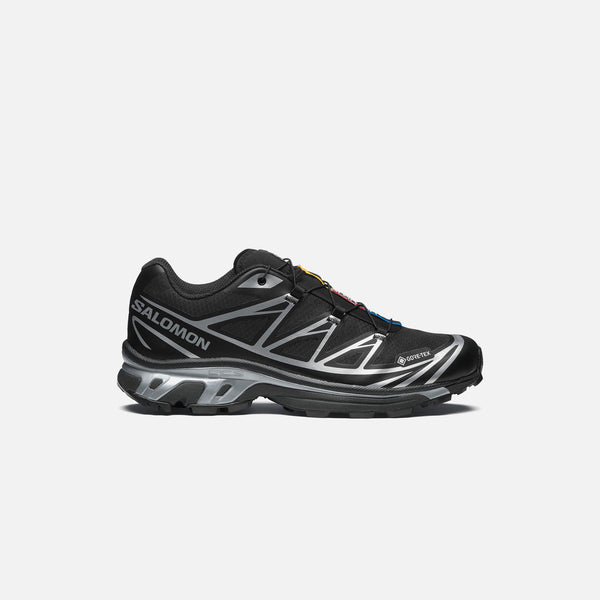 Salomon XT-6 GTX - Black / Black / Silver – Kith