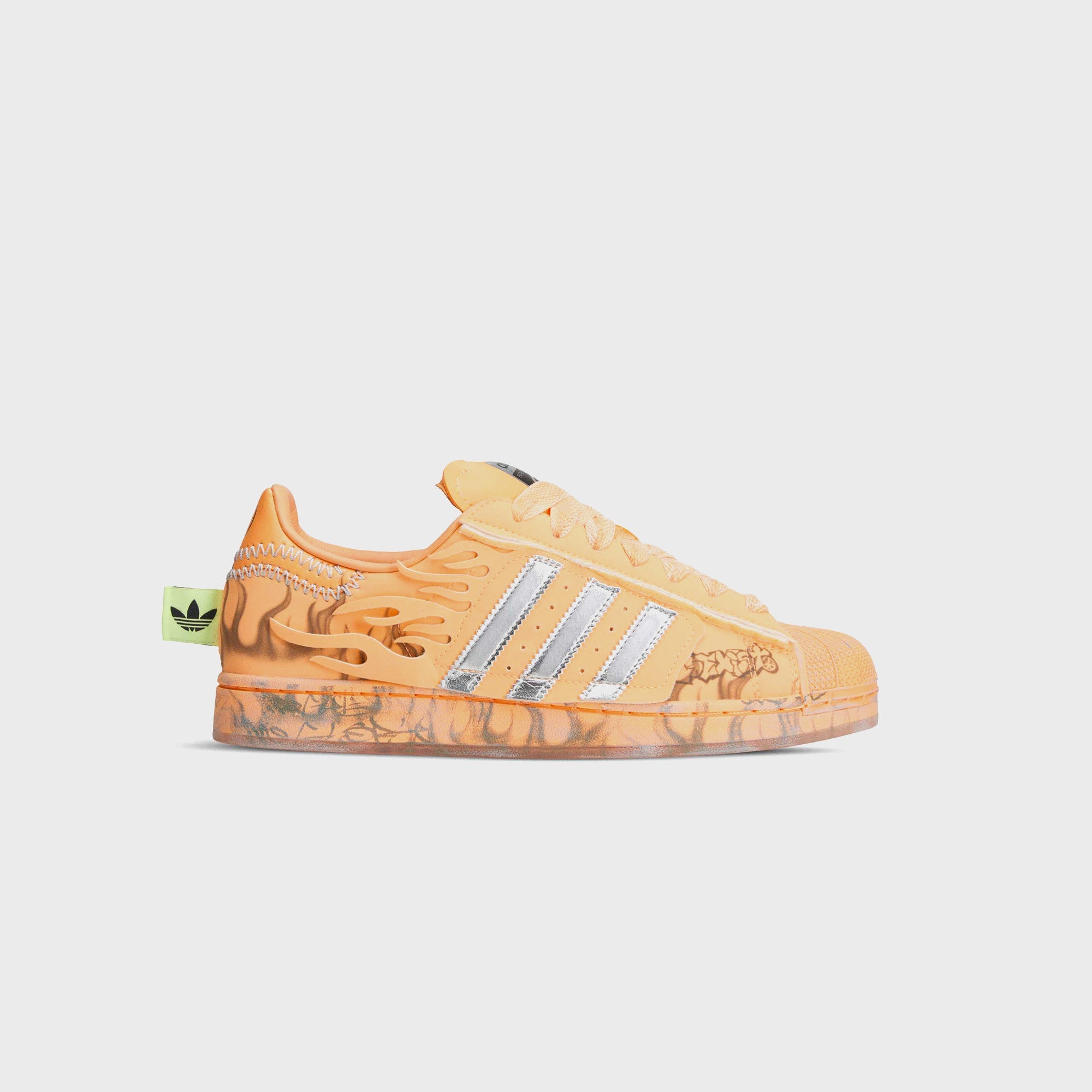 adidas x HELLSTAR Superstar II - Hazy Orange / Silver Metallic