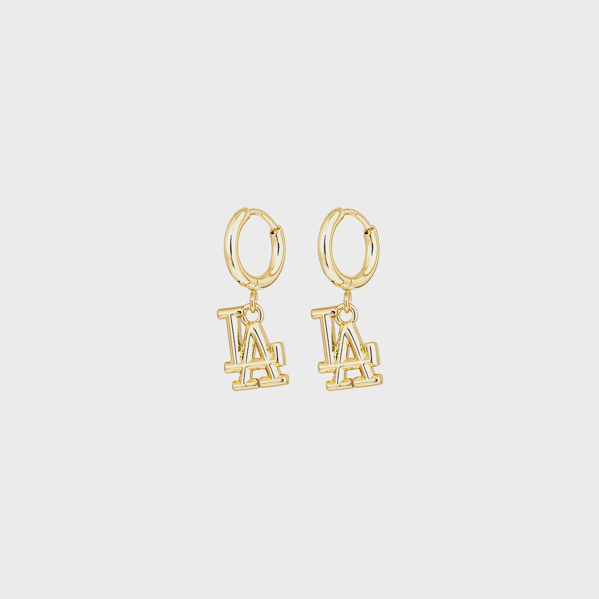Luv AJ The LA Logo Charm Earrings - Gold