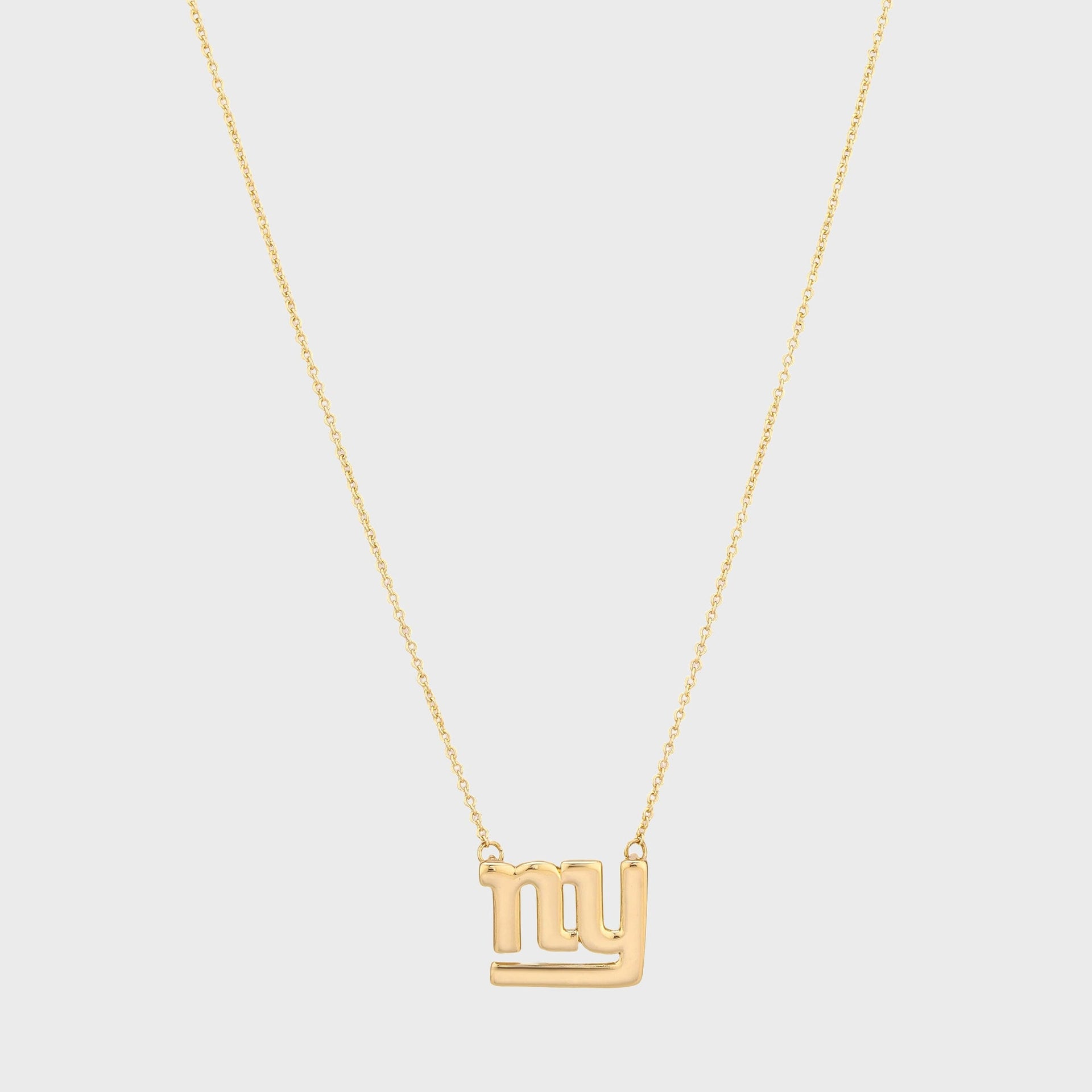 Luv AJ The Logo Charm New York Giants Necklace - Gold