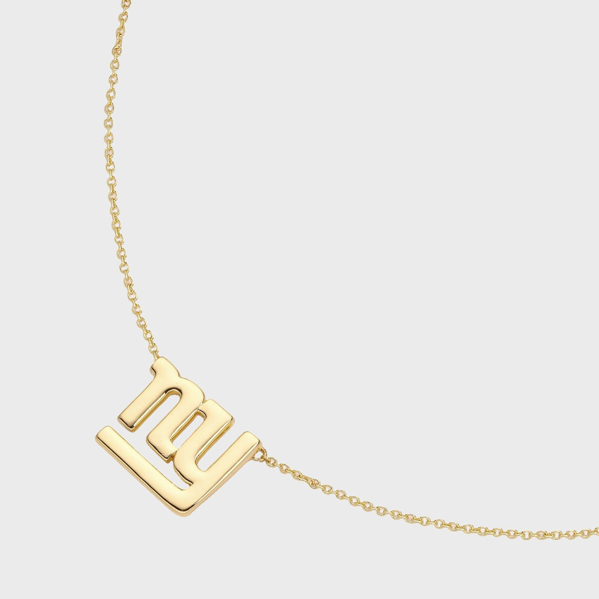 Luv AJ The Logo Charm New York Giants Necklace - Gold